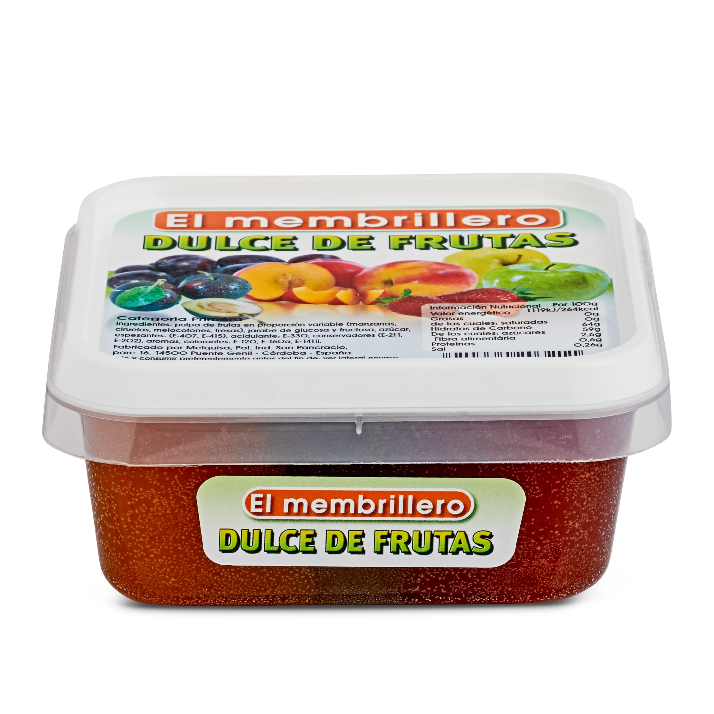 EL MEMBRILLERO dulce de frutas tarrina 400 gr