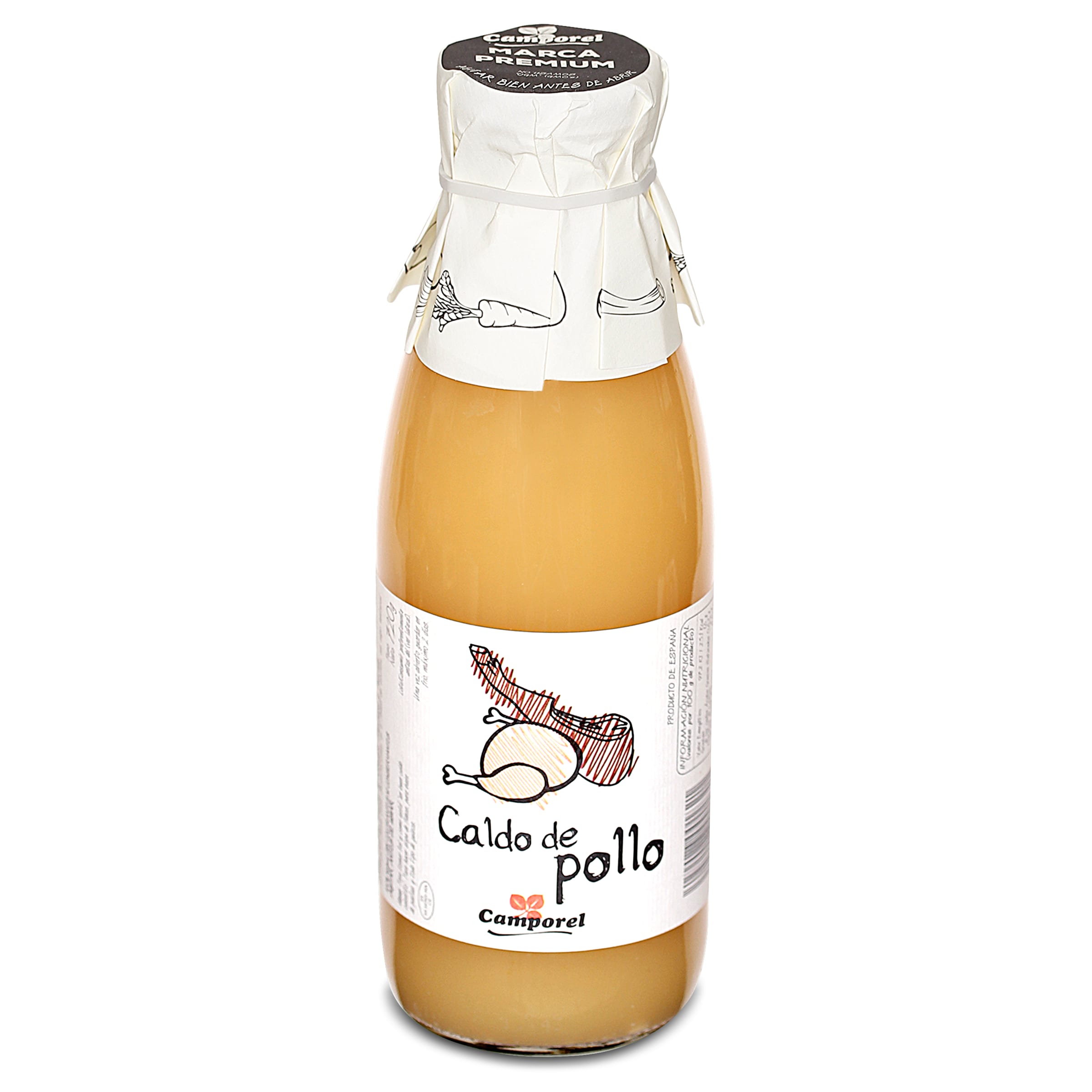CAMPOREL DELICATESSEN caldo de pollo botella 720 gr