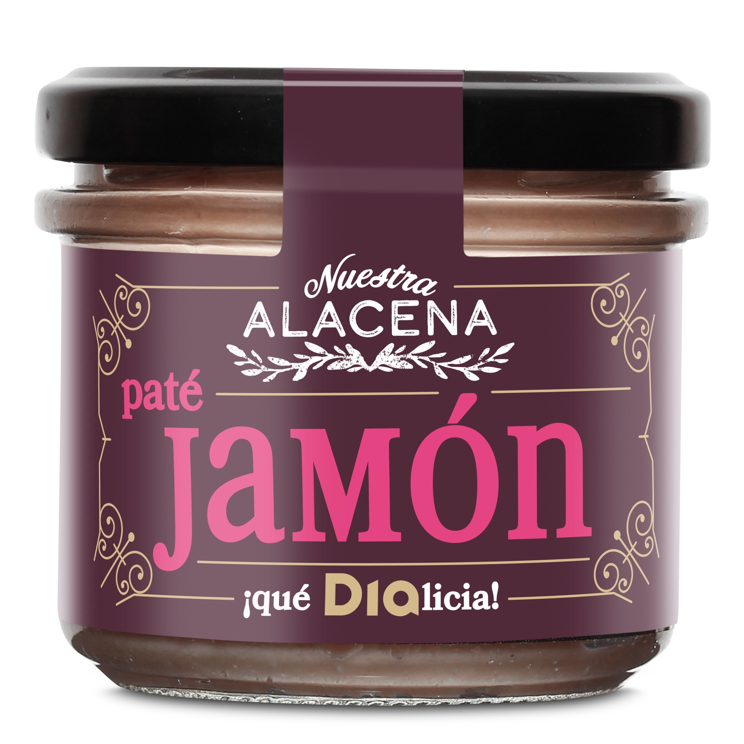 DIA NUESTRA ALACENA paté de jamón frasco 110 gr