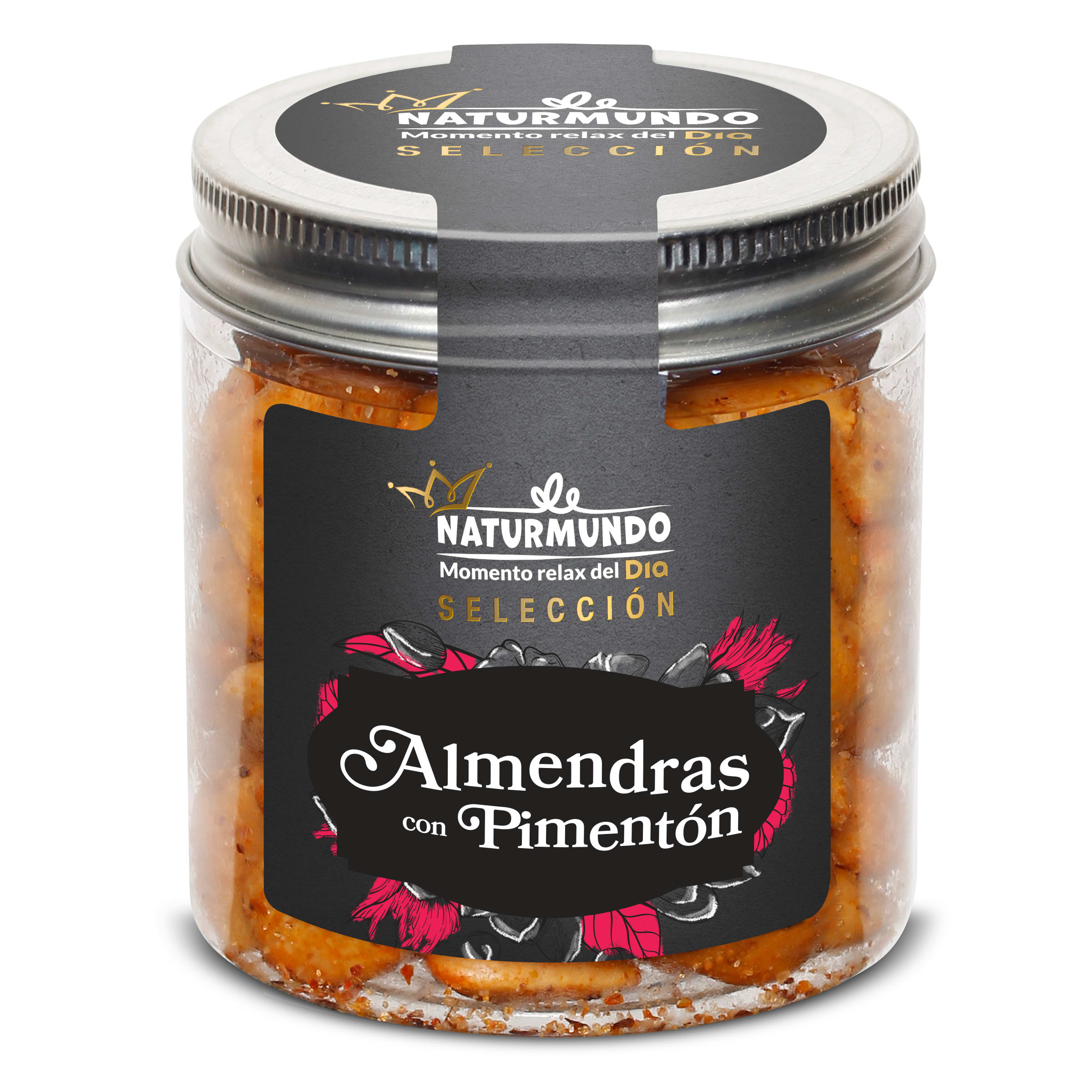 DIA NATURMUNDO almendras fritas con pimentón frasco 130 gr