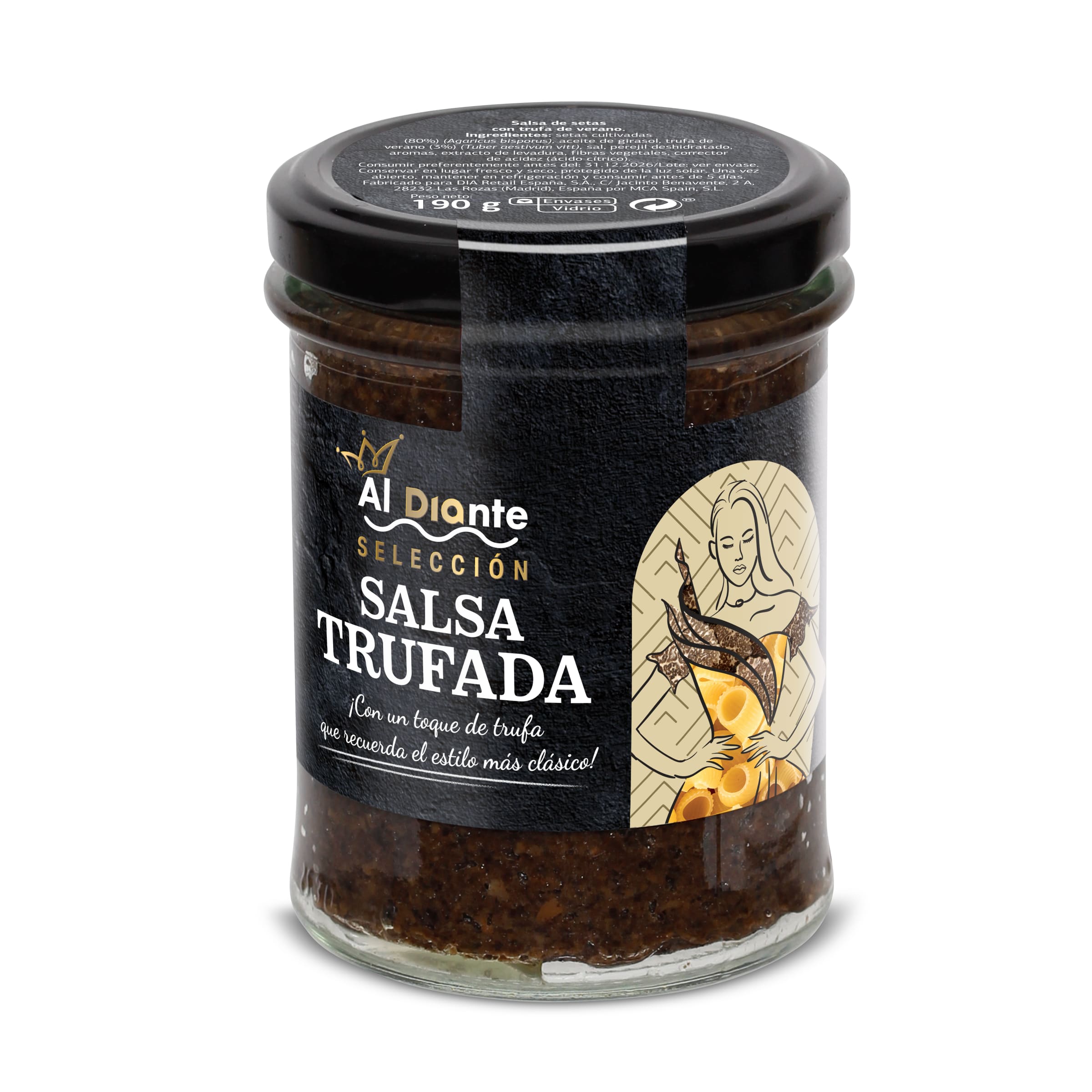 DIA VEGECAMPO salsa trufada frasco 190 gr