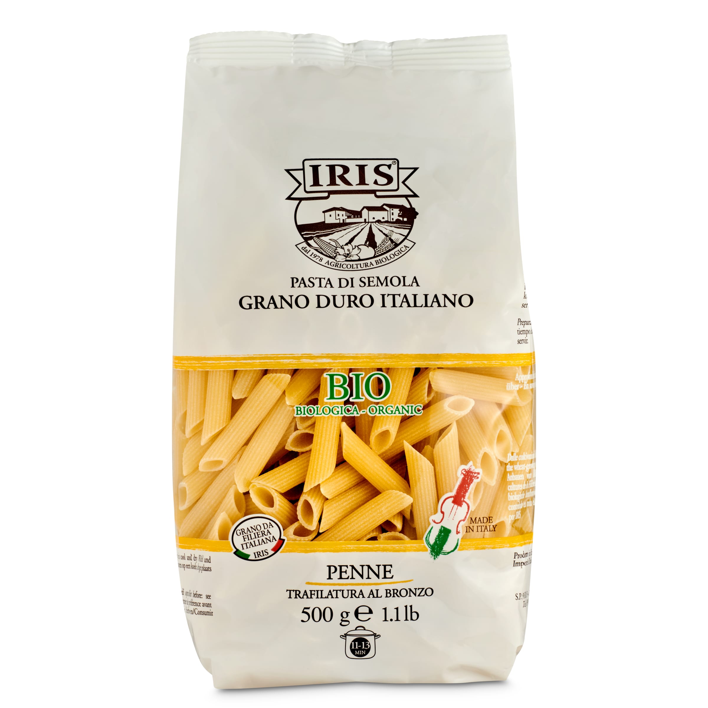 BIOTOBIO macarrones BIO paquete 500 gr