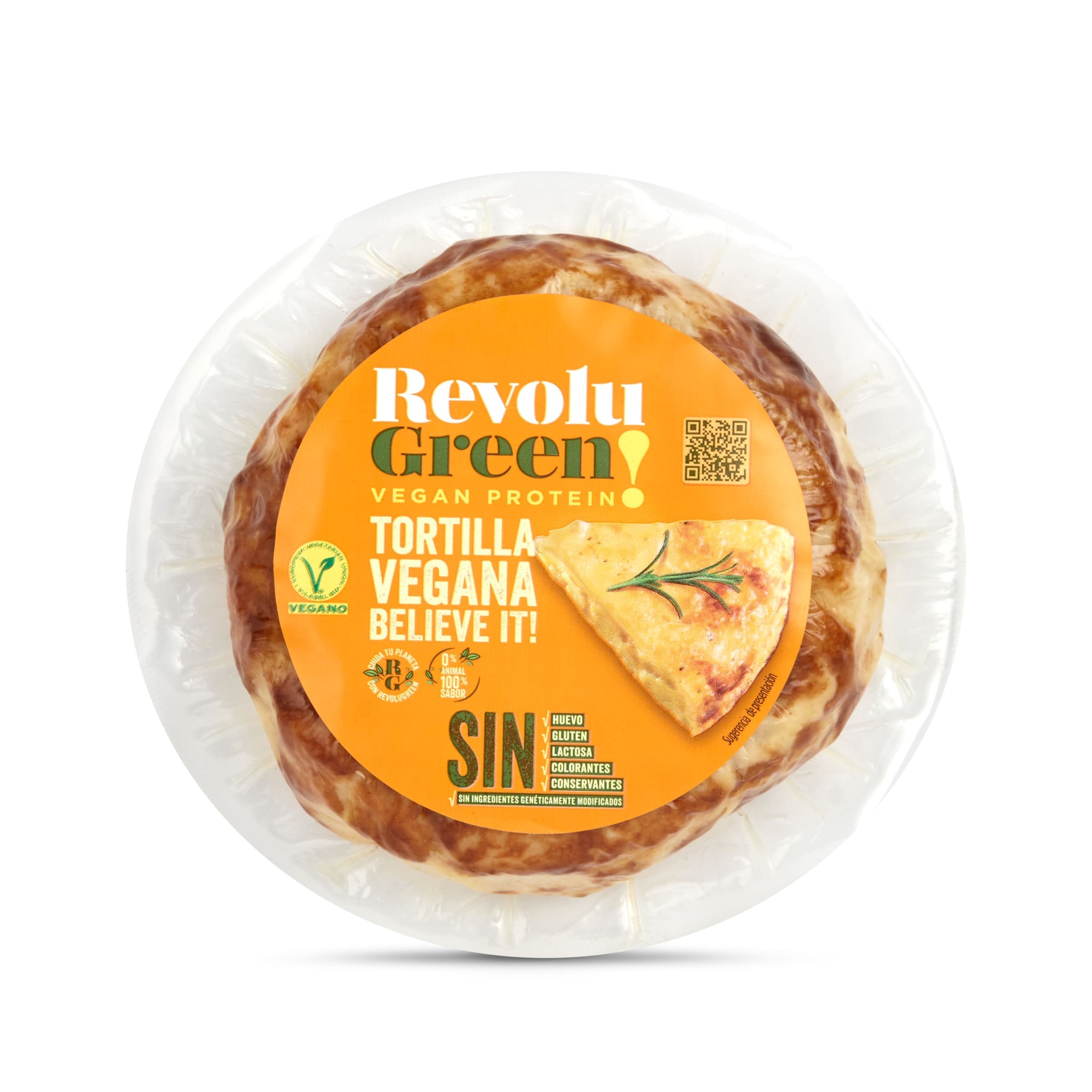 REVOLU GREEN tortilla vegana envase 200 gr