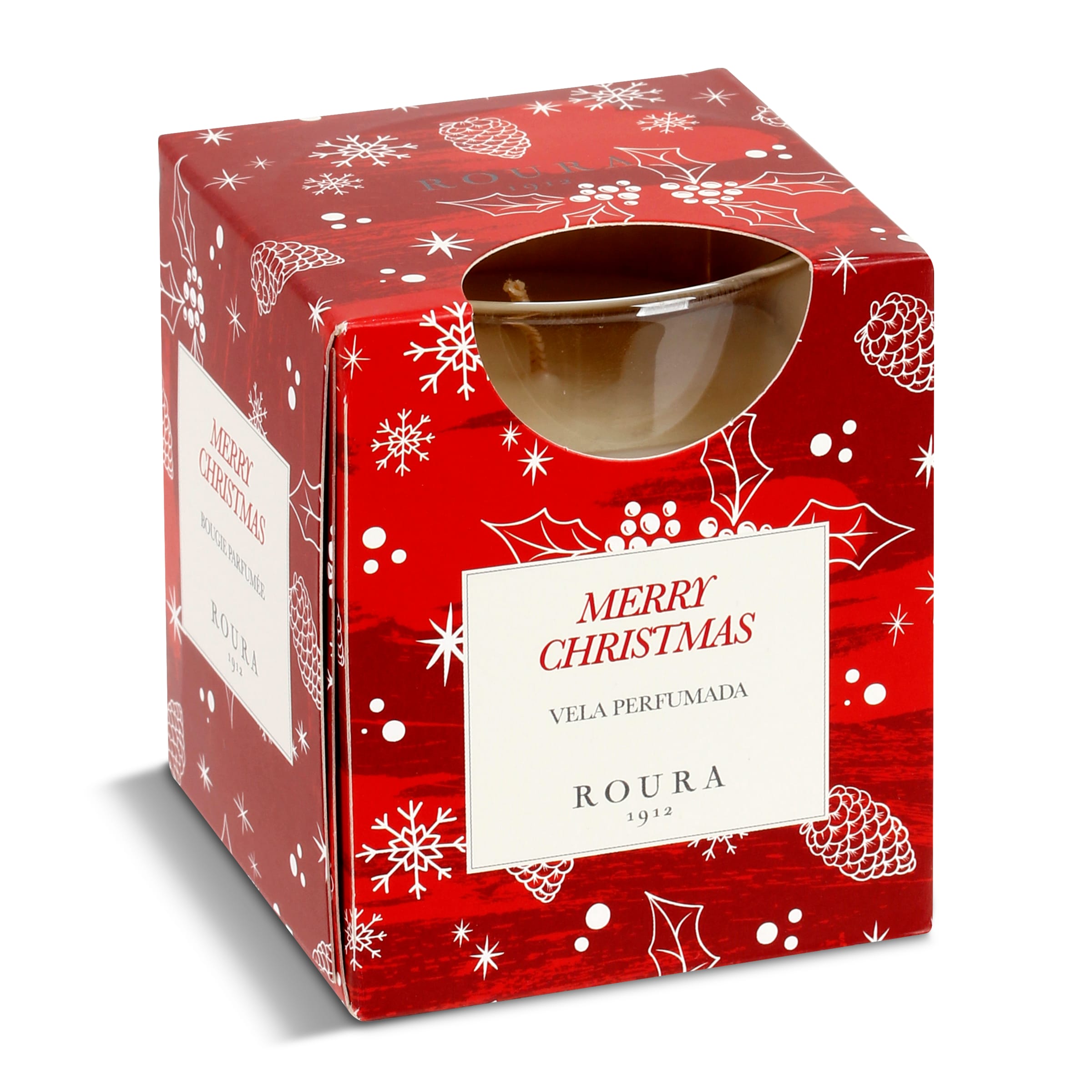 ROURA vela perfumada roja caja 1 ud