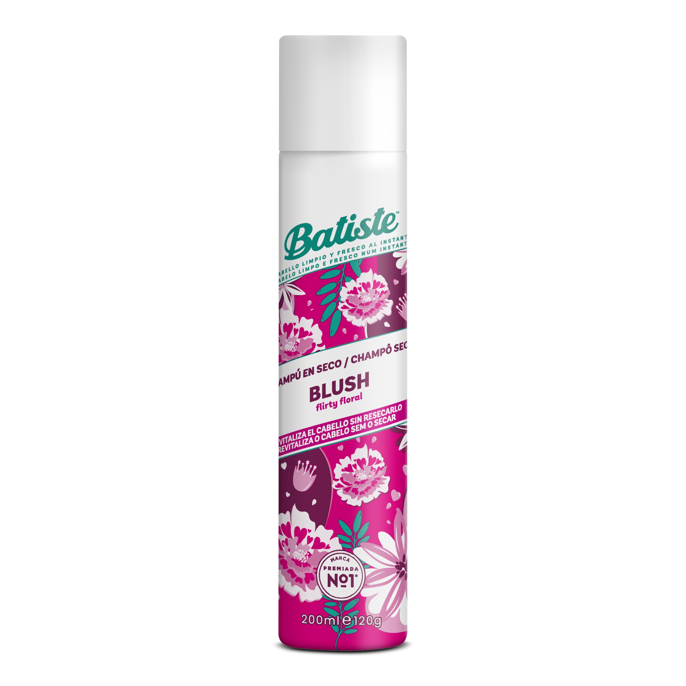 Champú en seco blush BATISTE   BOTE 200 ML