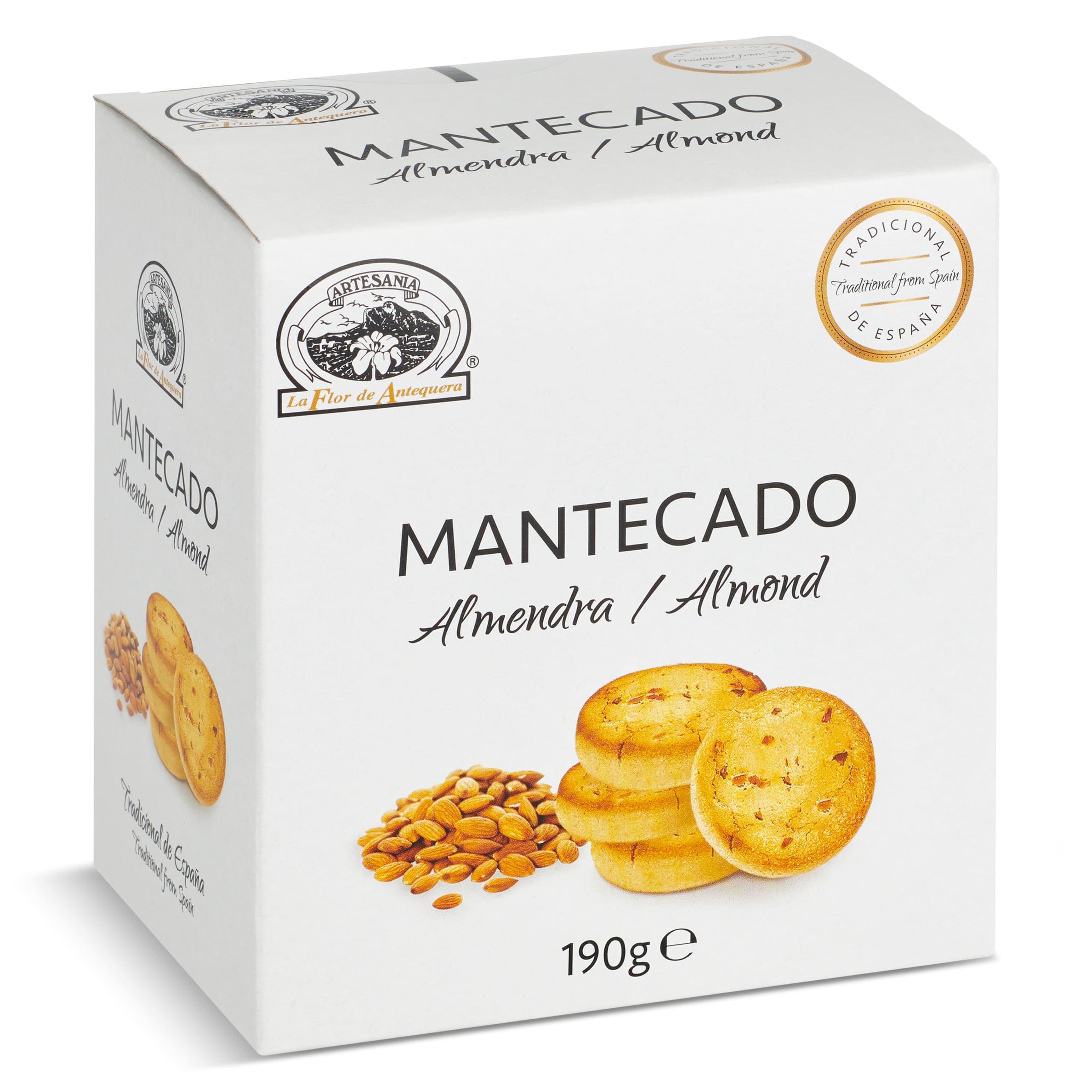 LA FLOR DE ANTEQUERA mantecados de almendra caja 190 gr