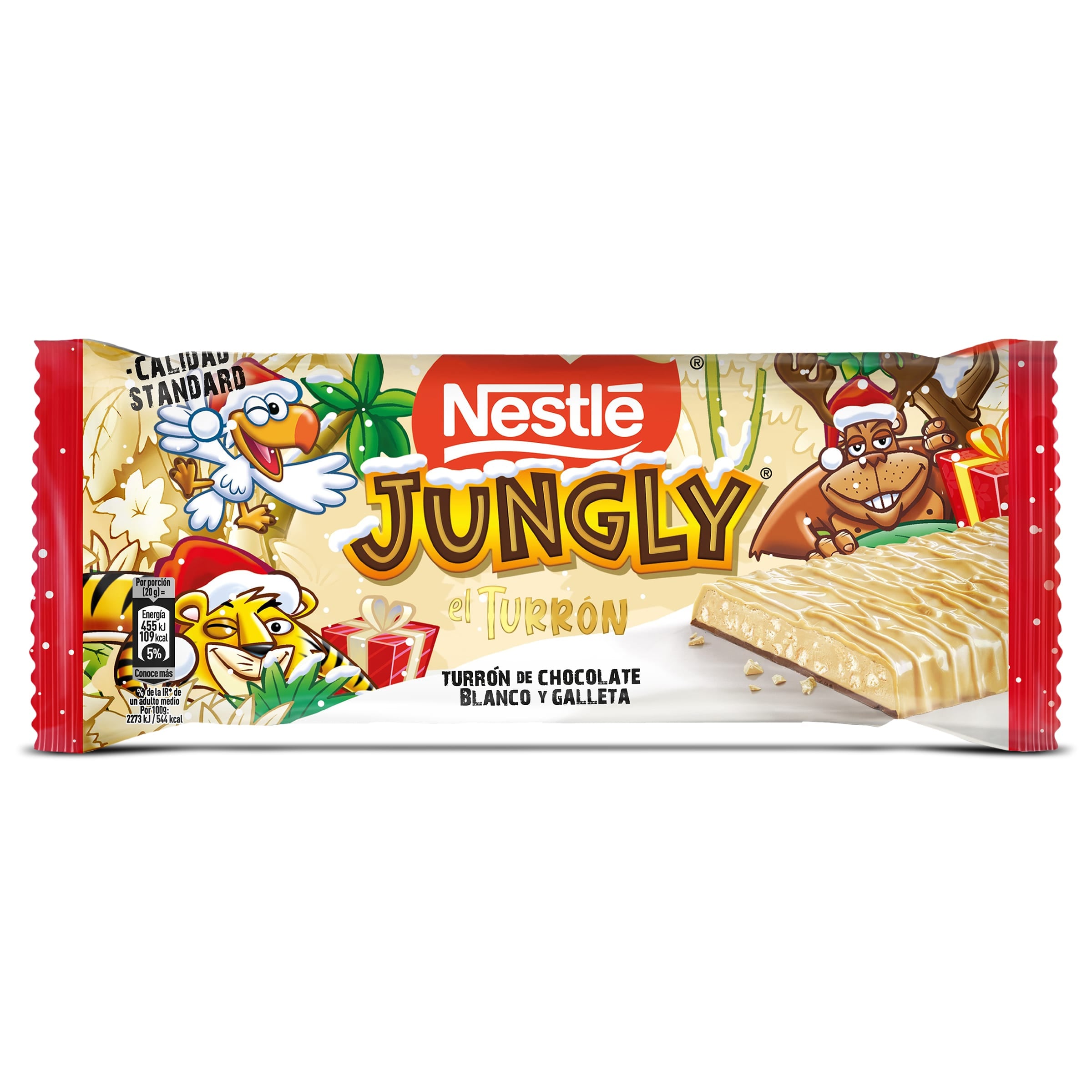 NESTLE turrón jungly blanco estuche 229 gr