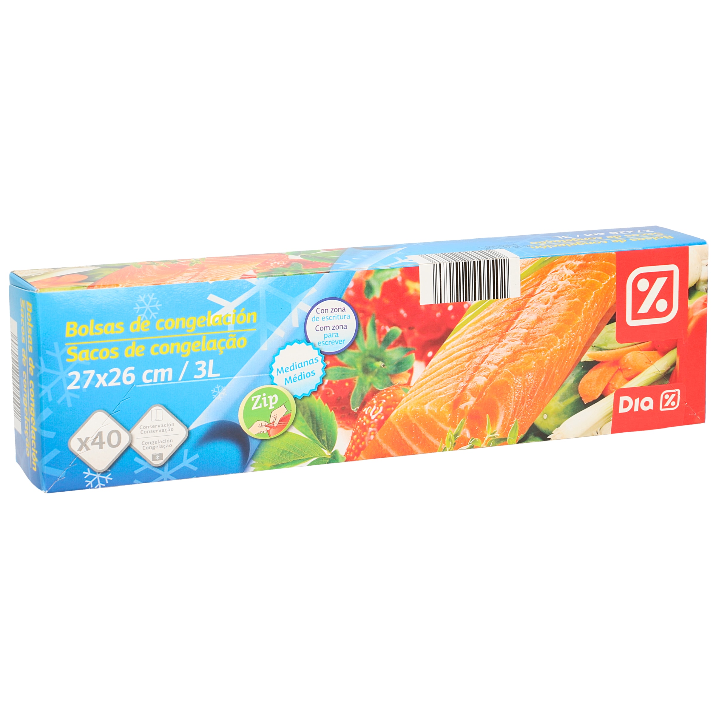 Bolsas de congelación Super Paco caja 30 unidades - Supermercados DIA