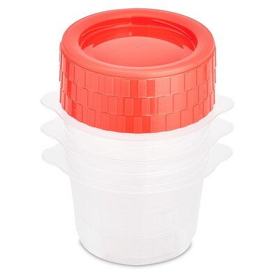 Recipiente de plástico 500 ml set 3-0 Recipiente de plástico 500 ml set 3-0