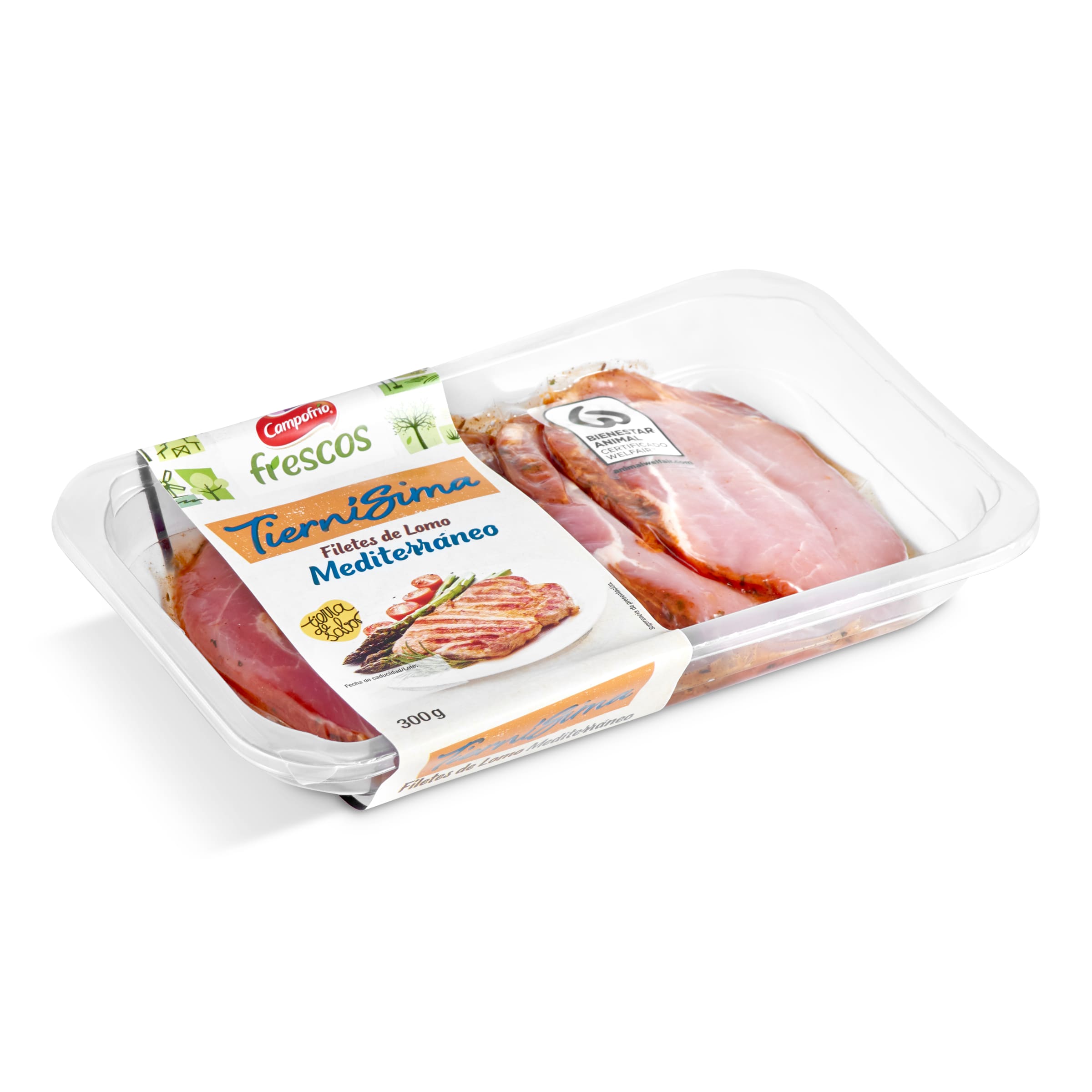 CAMPOFRÍO filetes de lomo mediterráneo bandeja 300 gr