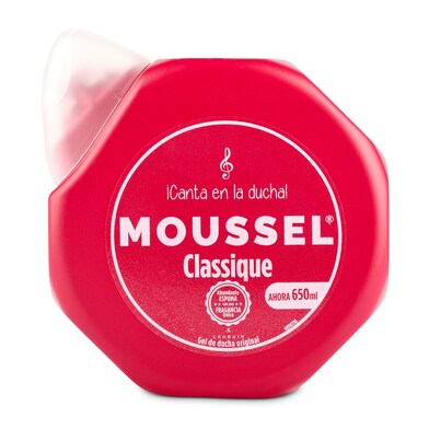 Gel de ducha clásico Moussel botella 650 ml-0