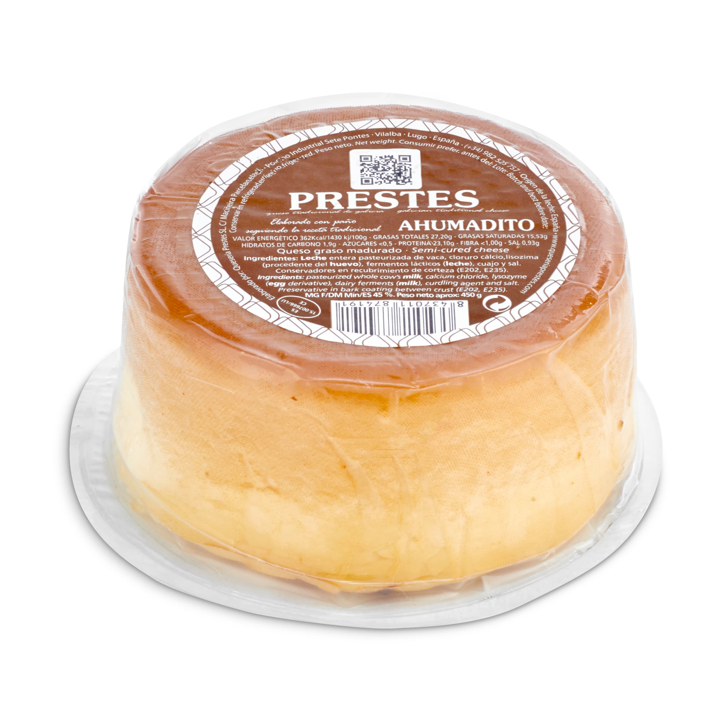 Mini queso madurado ahumado PRESTES   450 GR