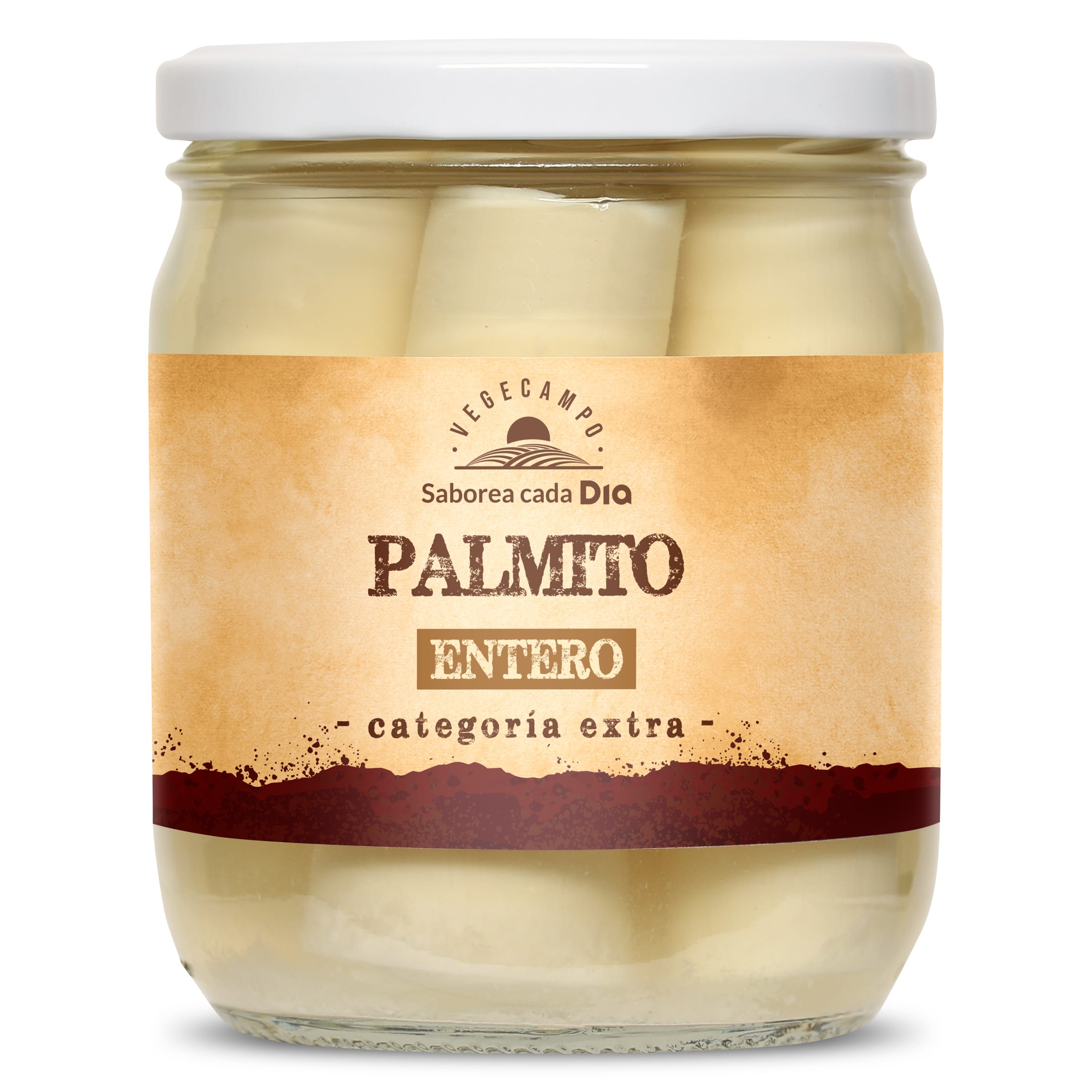 Palmitos enteros Vegecampo de Dia frasco 250 g