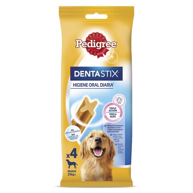 Snack para perros dentaxtix grandes Pedigree Dentastix bolsa 154 g-0 Snack para perros dentaxtix grandes Pedigree Dentastix bolsa 154 g-0