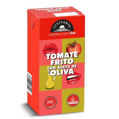 Tomate frito con aceite de oliva virgen extra Vegecampo de Dia brik 390 g-0 Tomate frito con aceite de oliva virgen extra Vegecampo de Dia brik 390 g-0
