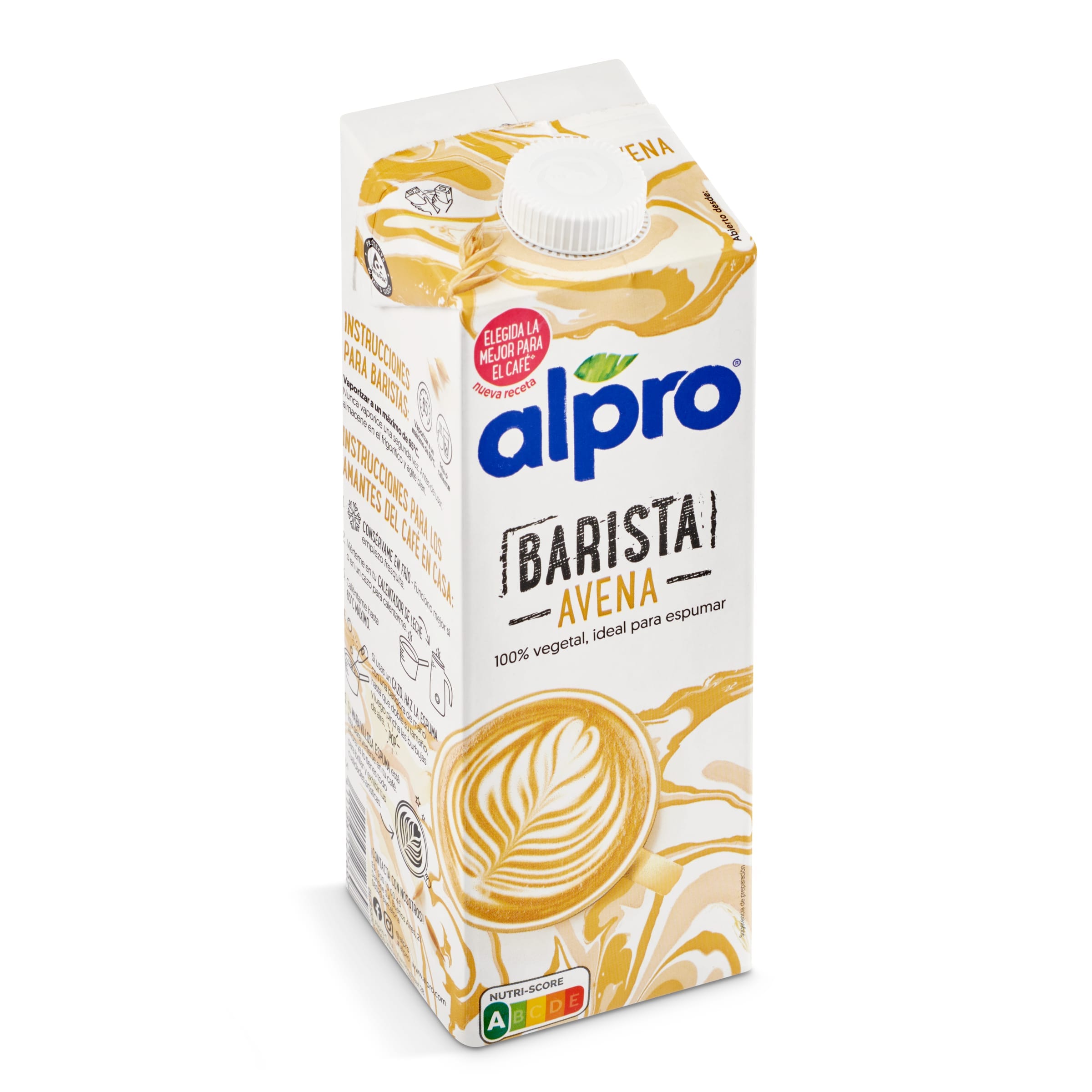Bebida Avena Barista ideal para tu café