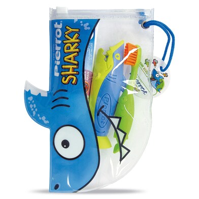 Kit dental infantil sharky Pierrot estuche 1 unidad-0 Kit dental infantil sharky Pierrot estuche 1 unidad-0