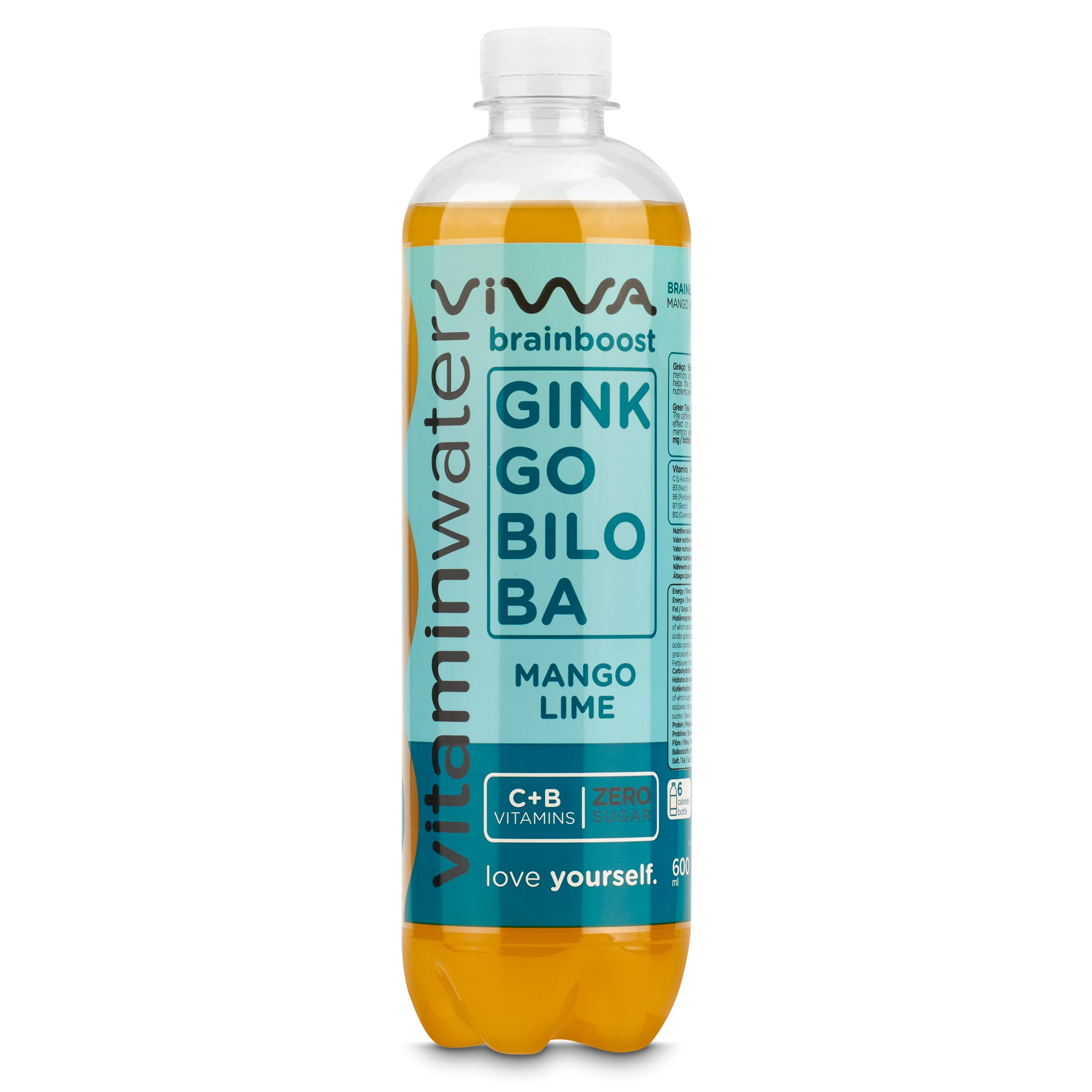VIWA refresco vitamin brainboost zero botella 600 ml