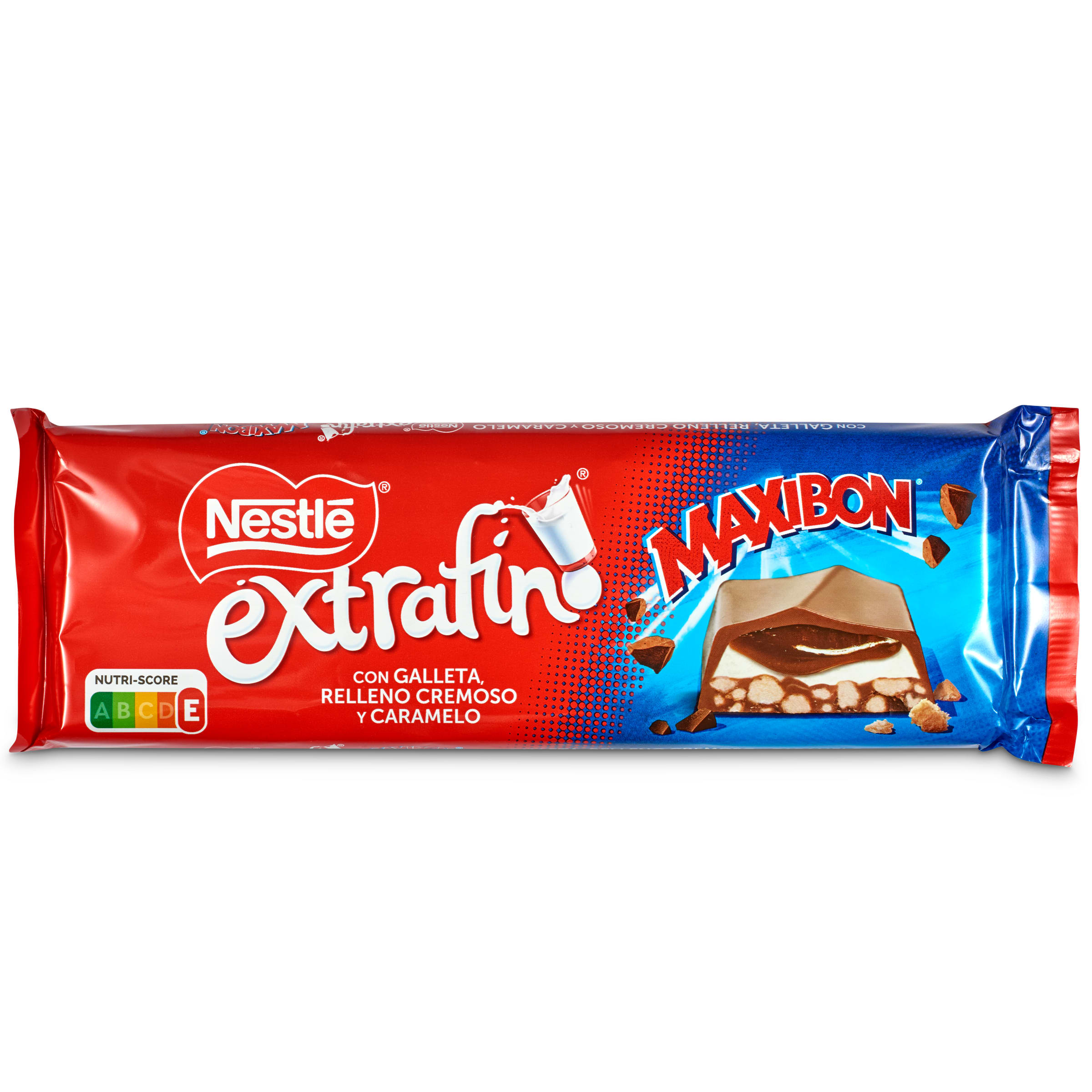 NESTLE chocolate con leche relleno de maxibon tableta 235 gr