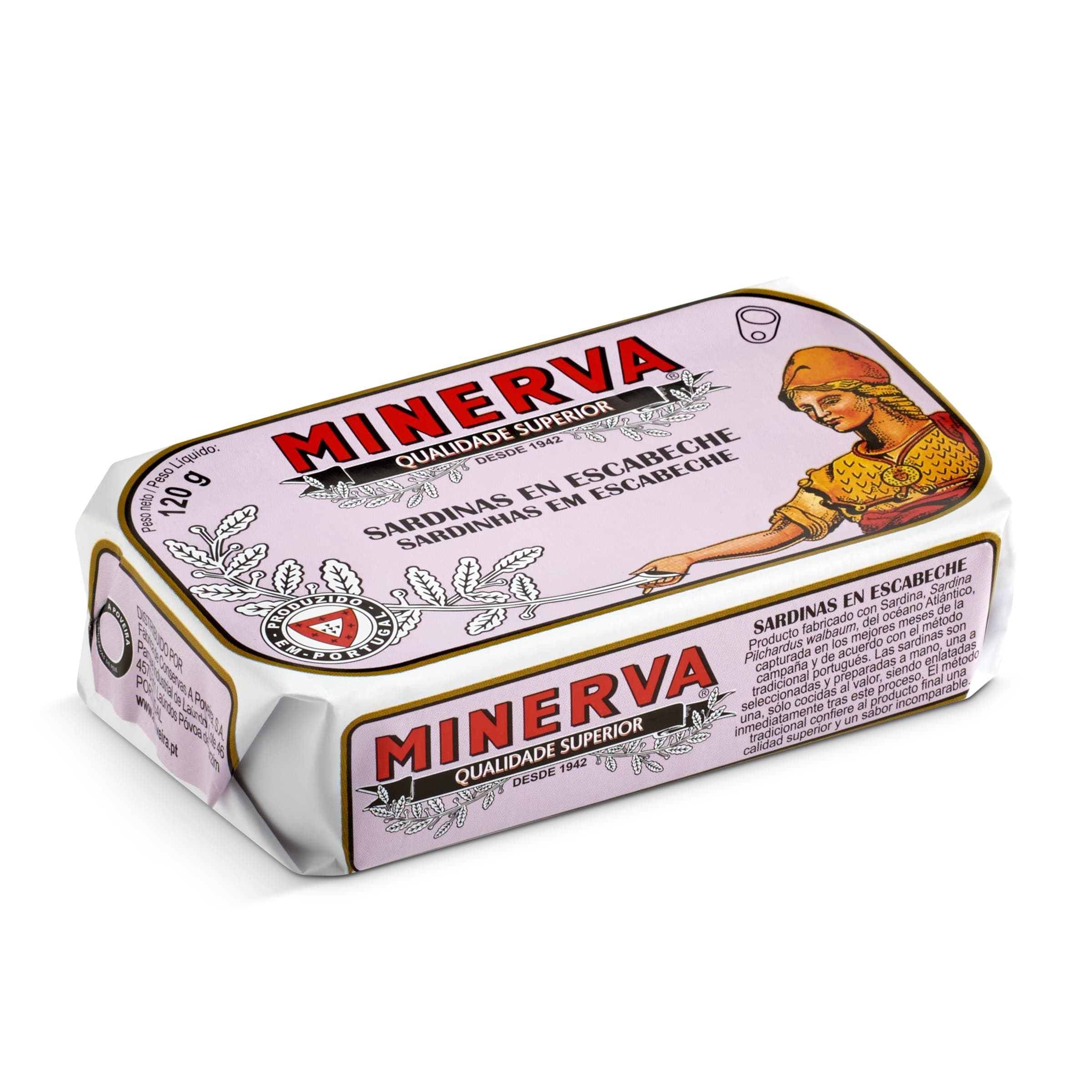 MINERVA sardinas en escabeche lata 85 gr