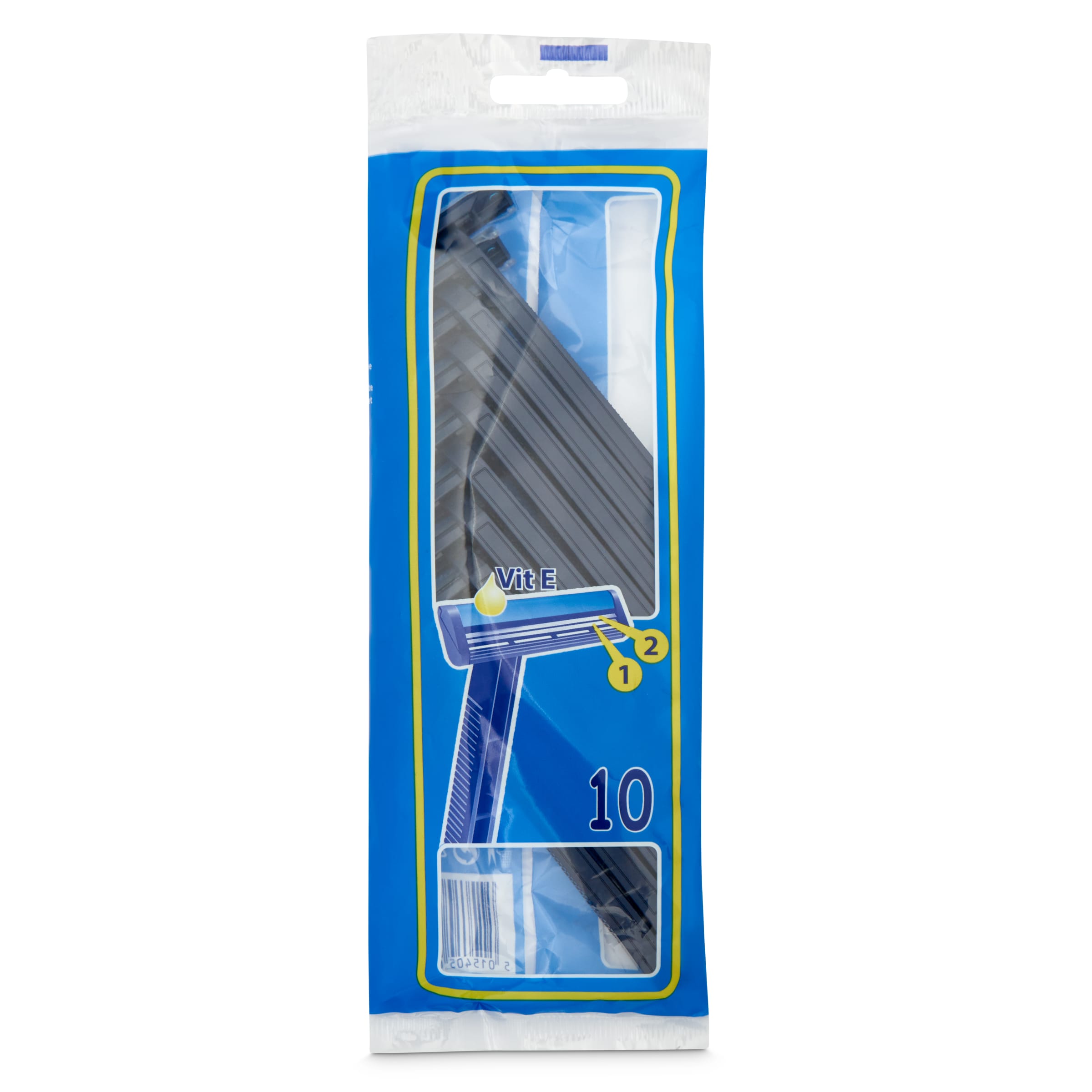 Maquinilla de afeitar desechable 2 hojas bolsa 10 uds