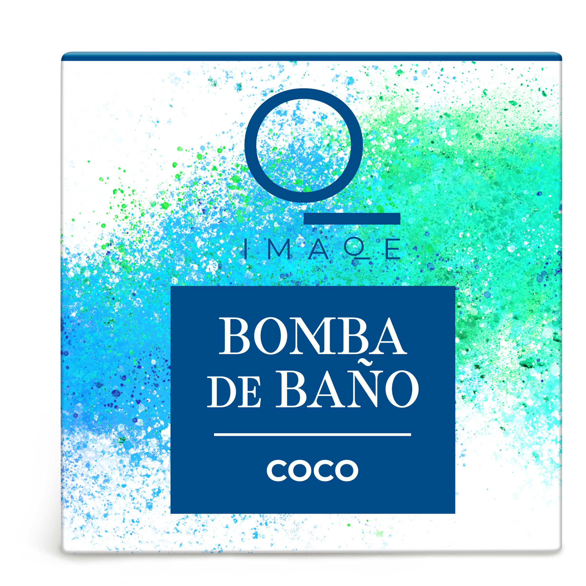 DIA IMAQE bomba de baño coco caja 100 gr