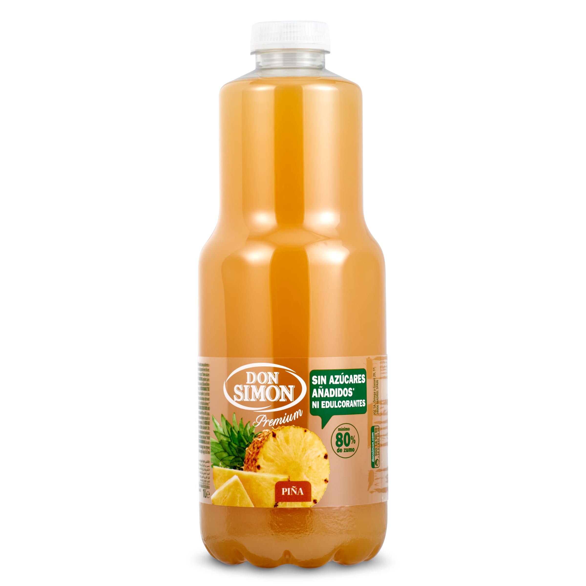 DON SIMON néctar de piña premium botella 1 lt