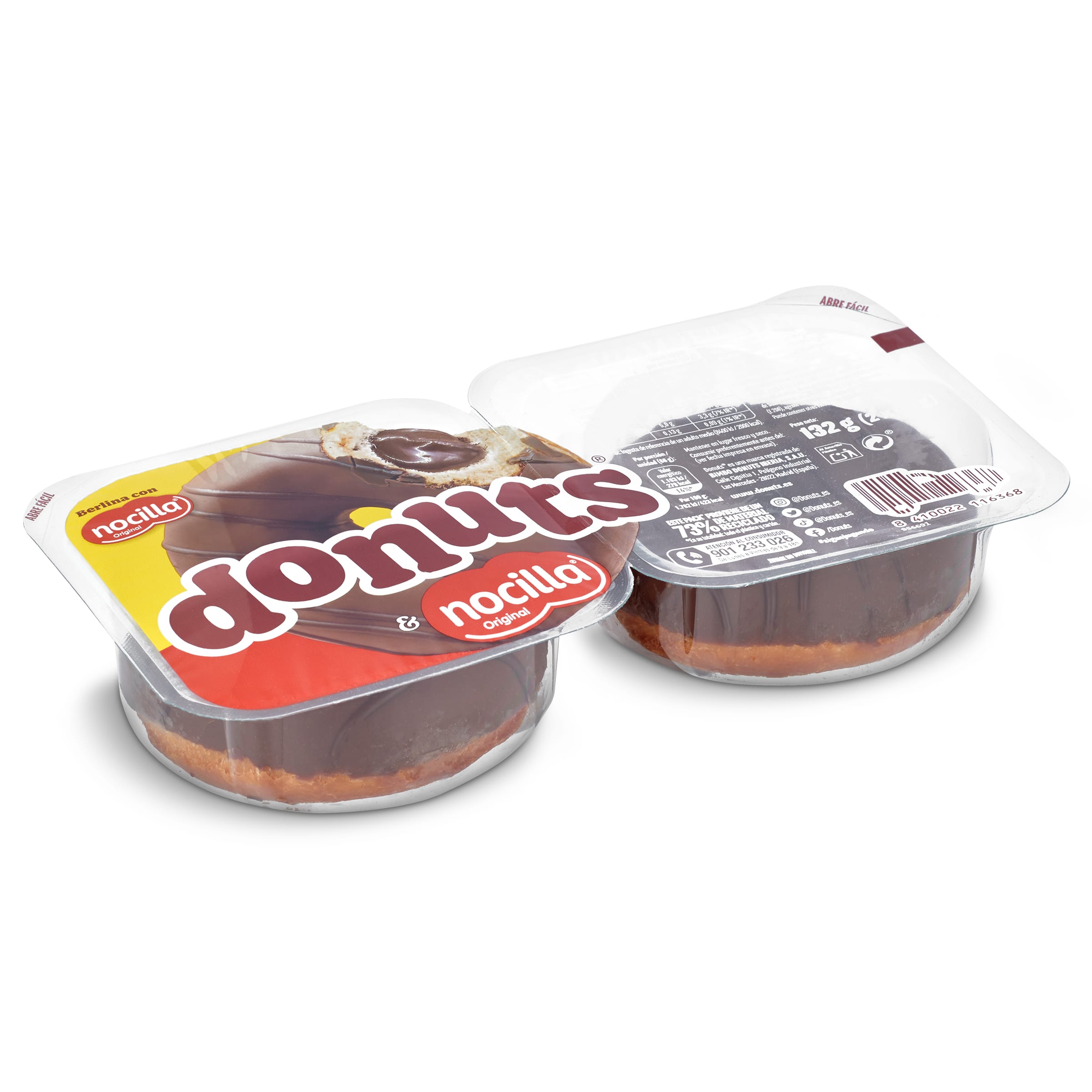 DONUTS nocilla estuche 2 uds 132 gr