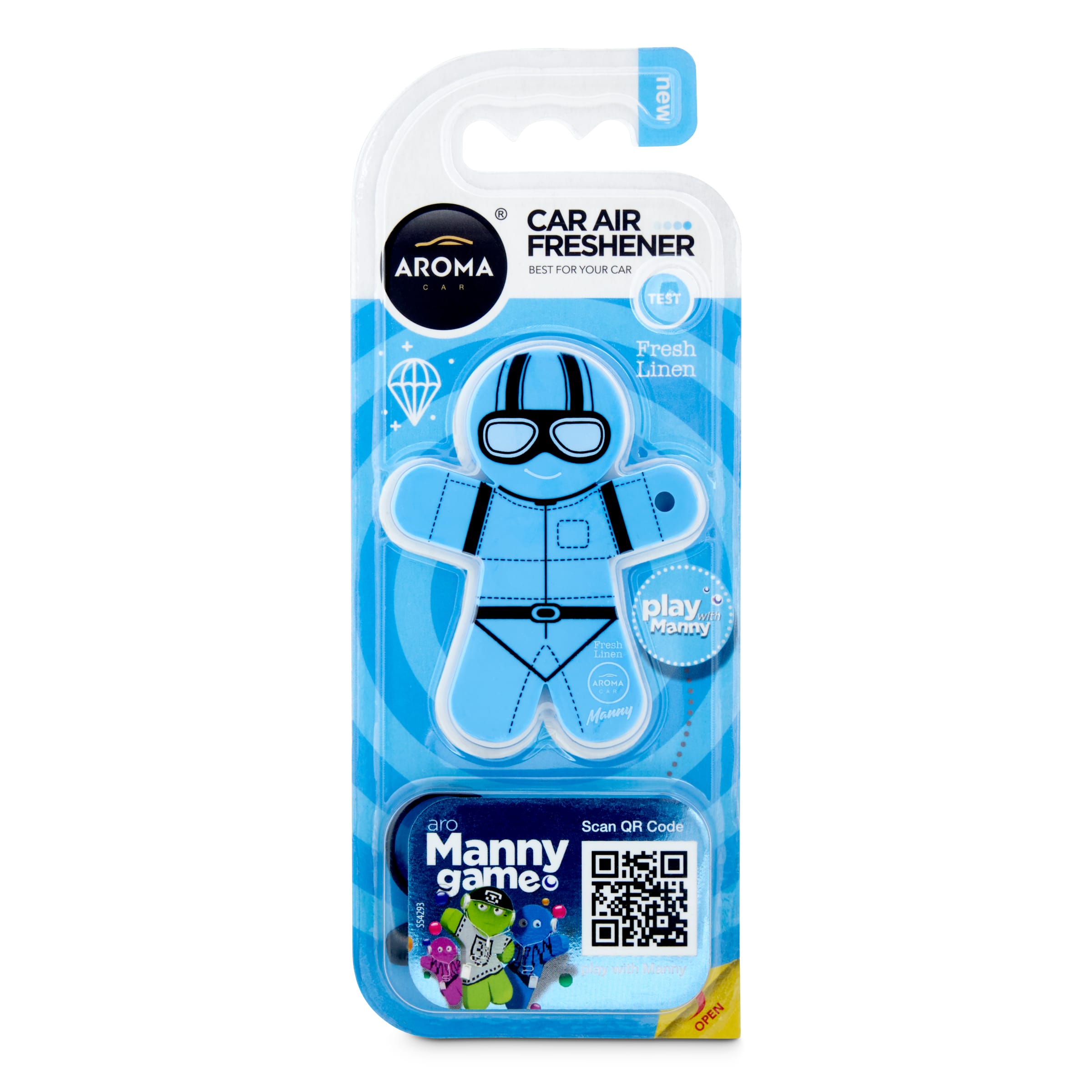 AROMA  ambientador para coche blíster 1 ud (modelo aleatorio)