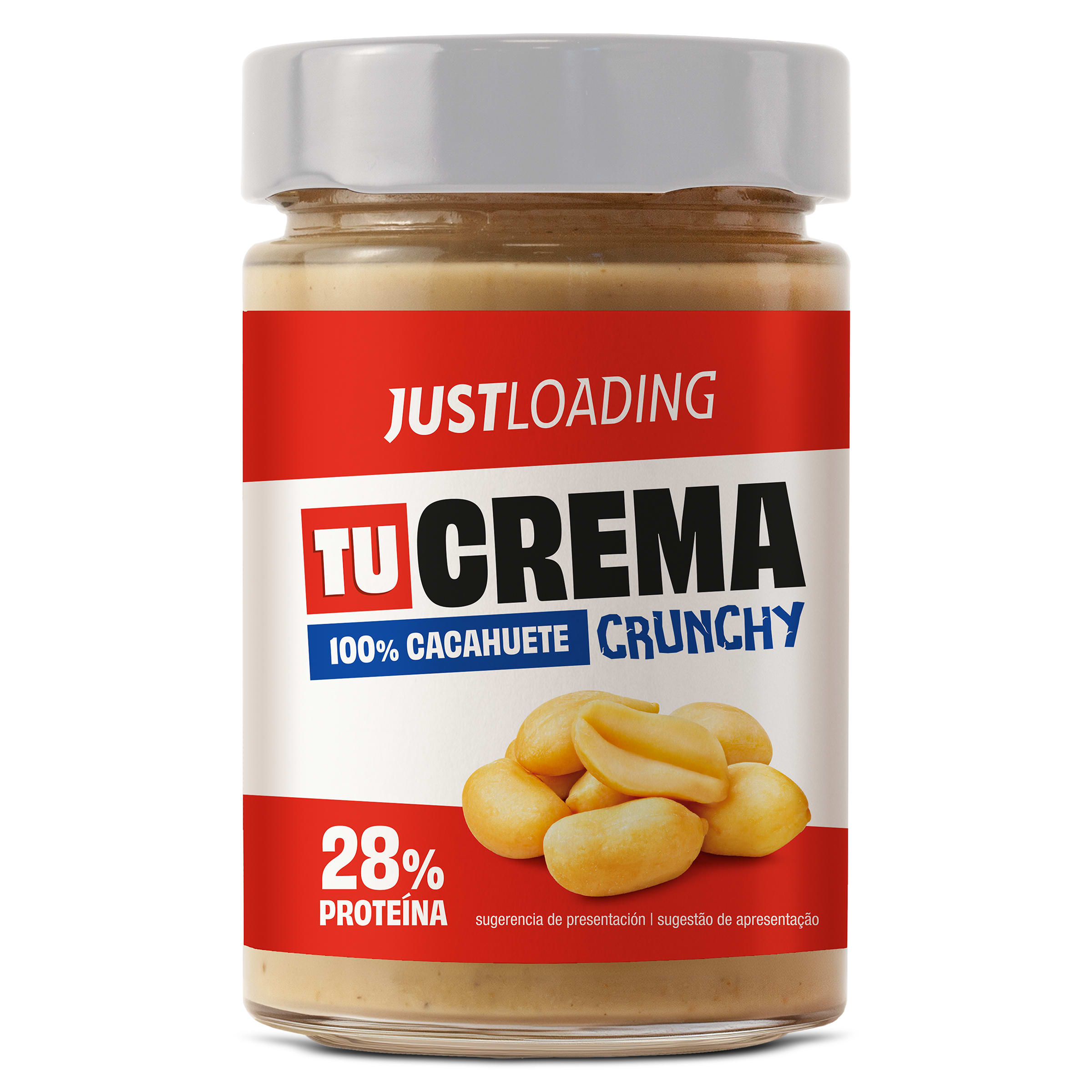 CRUNCHY crema de cacahuete frasco 475 gr