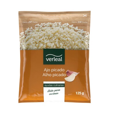 Ajo picado Verleal bolsa 125 g-0 Ajo picado Verleal bolsa 125 g-0