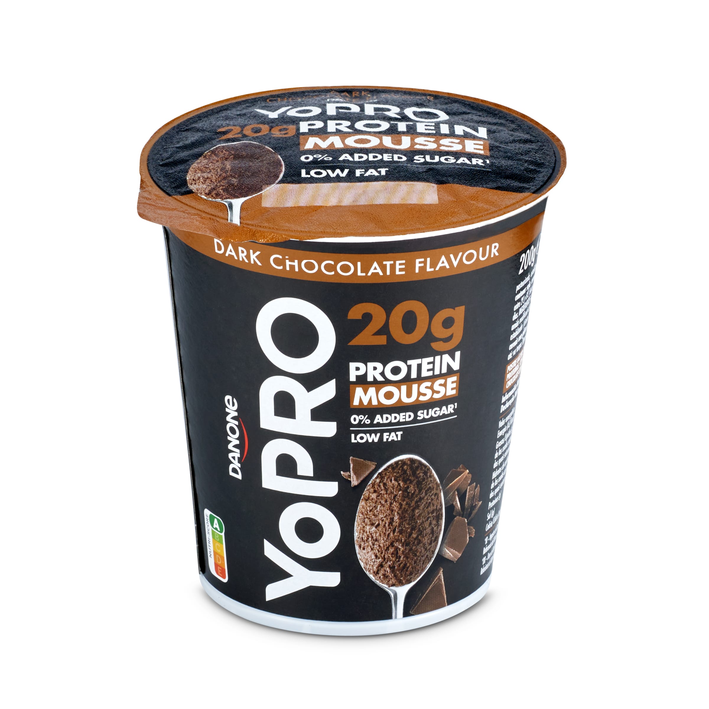 YOPRO mousse de chocolate con proteínas vaso 200 gr