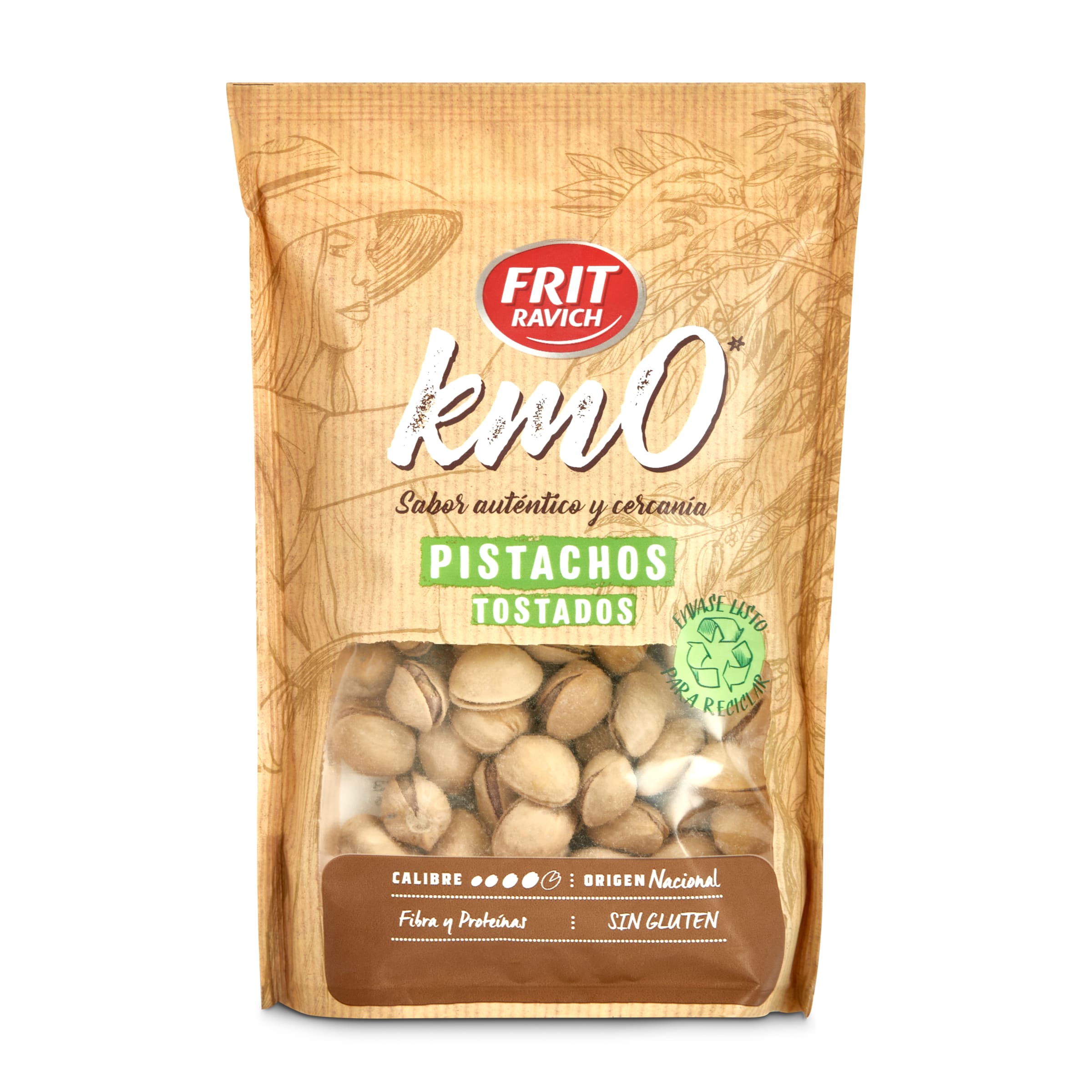 FRIT RAVICH pistachos tostados bolsa 130 gr
