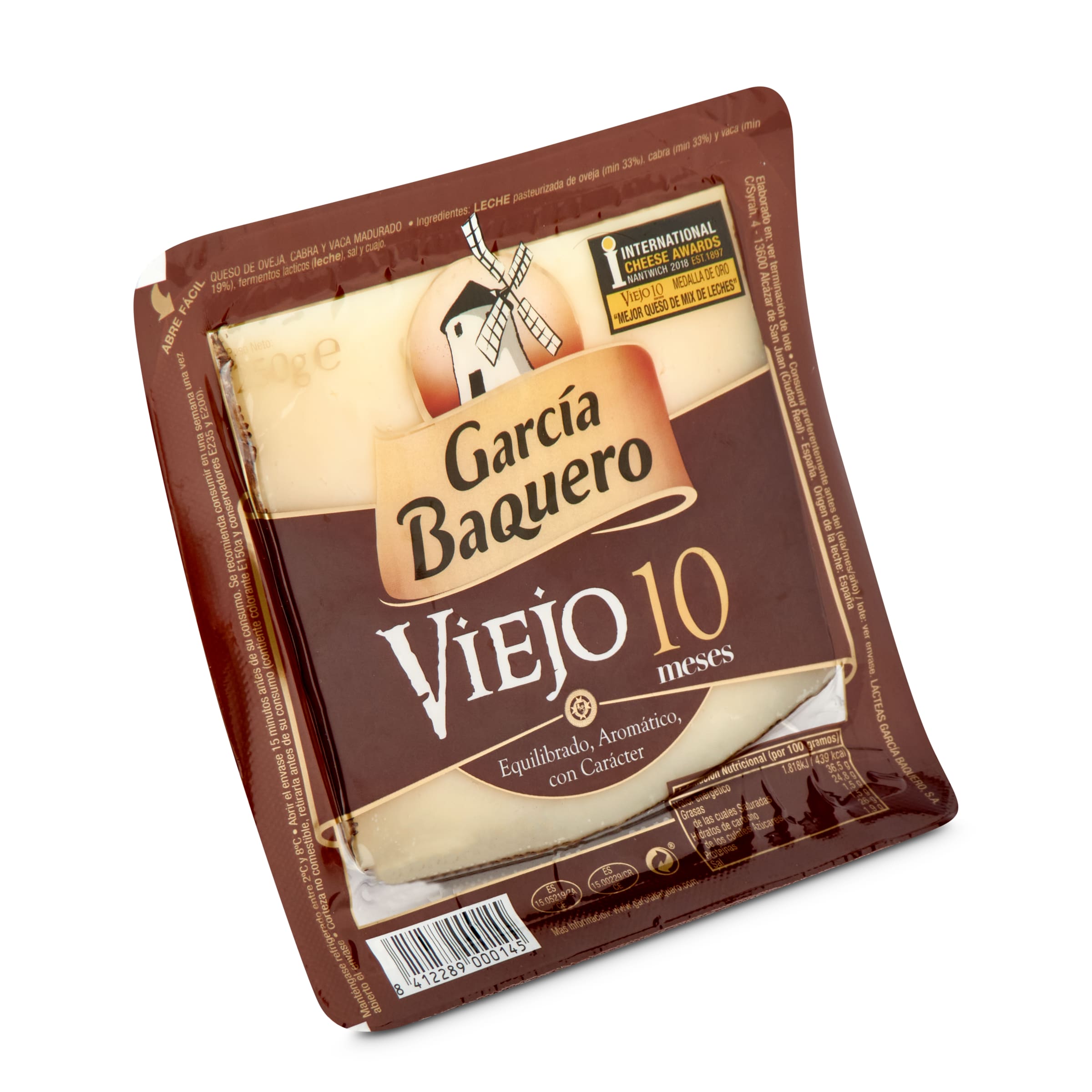 GARCIA BAQUERO queso viejo mezcla 10 meses cuña 250 gr