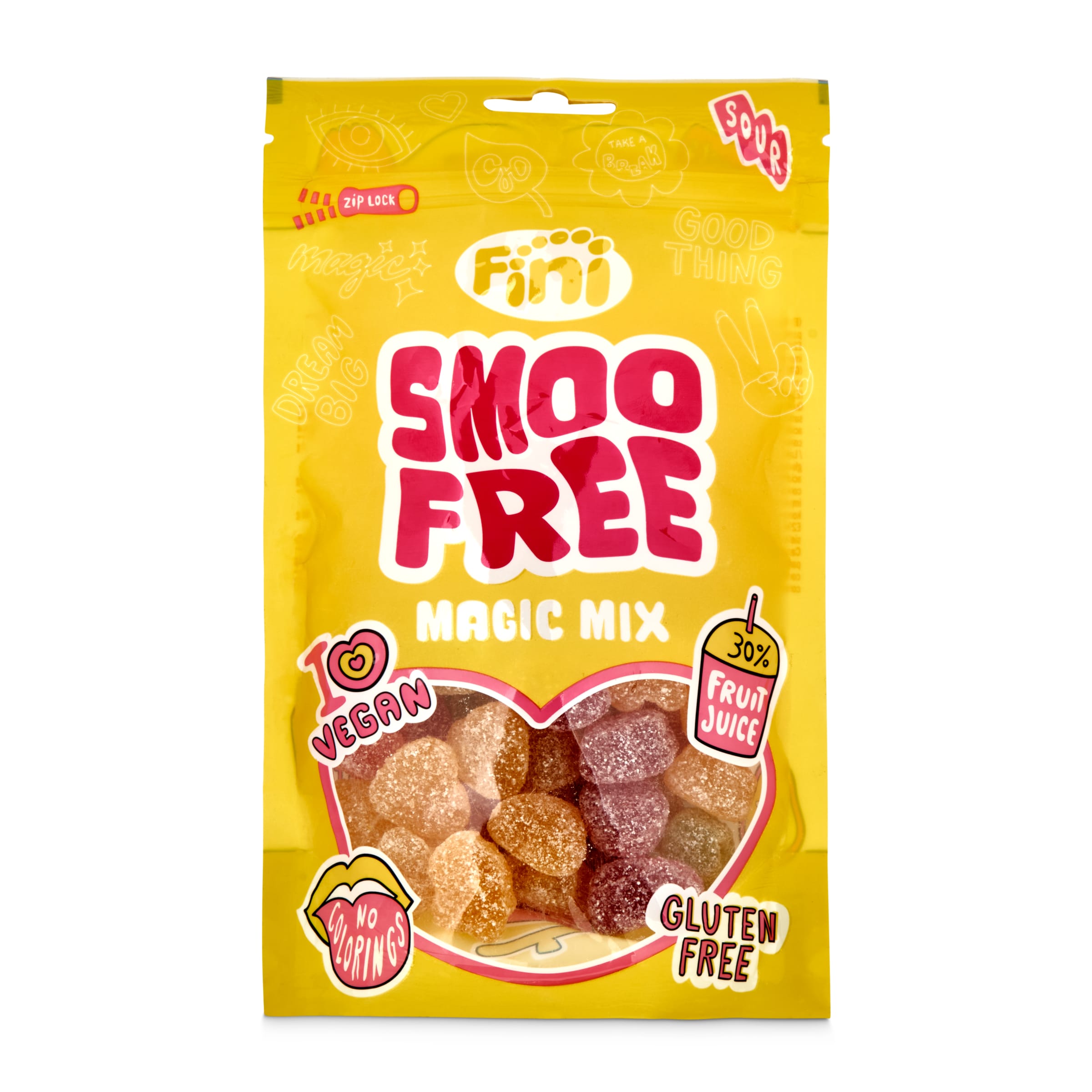 FINI golosinas smoo free magic mix bolsa 165 gr