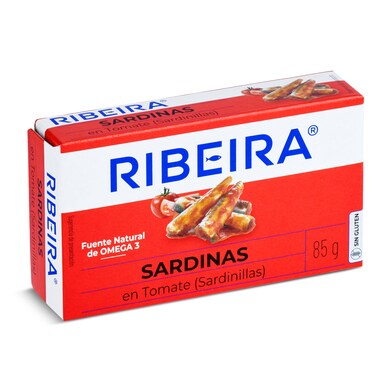 Sardinas en tomate Ribeira 55 g-0 Sardinas en tomate Ribeira 55 g-0