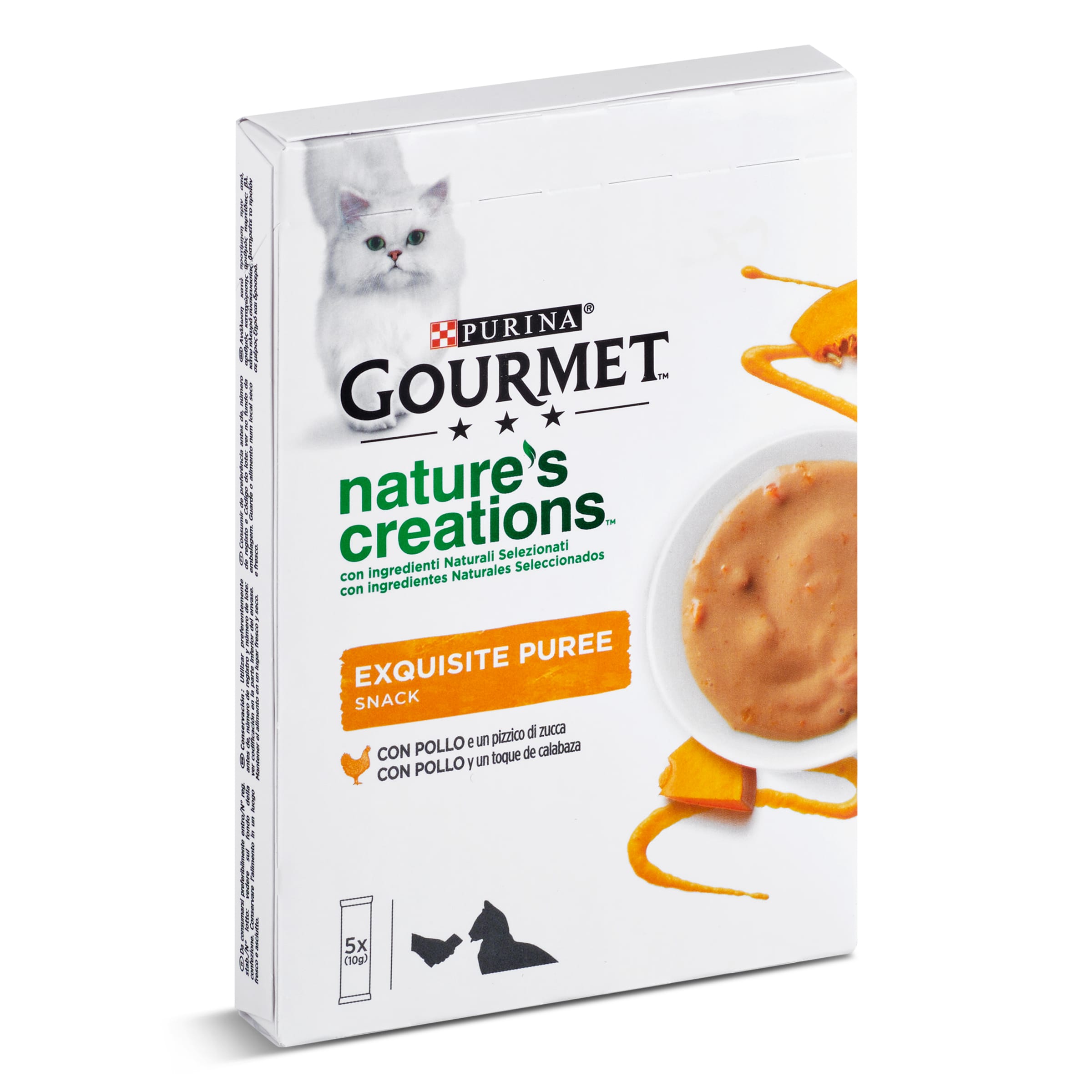Snack para gatos con pollo y calabaza Nestlé caja 50 g