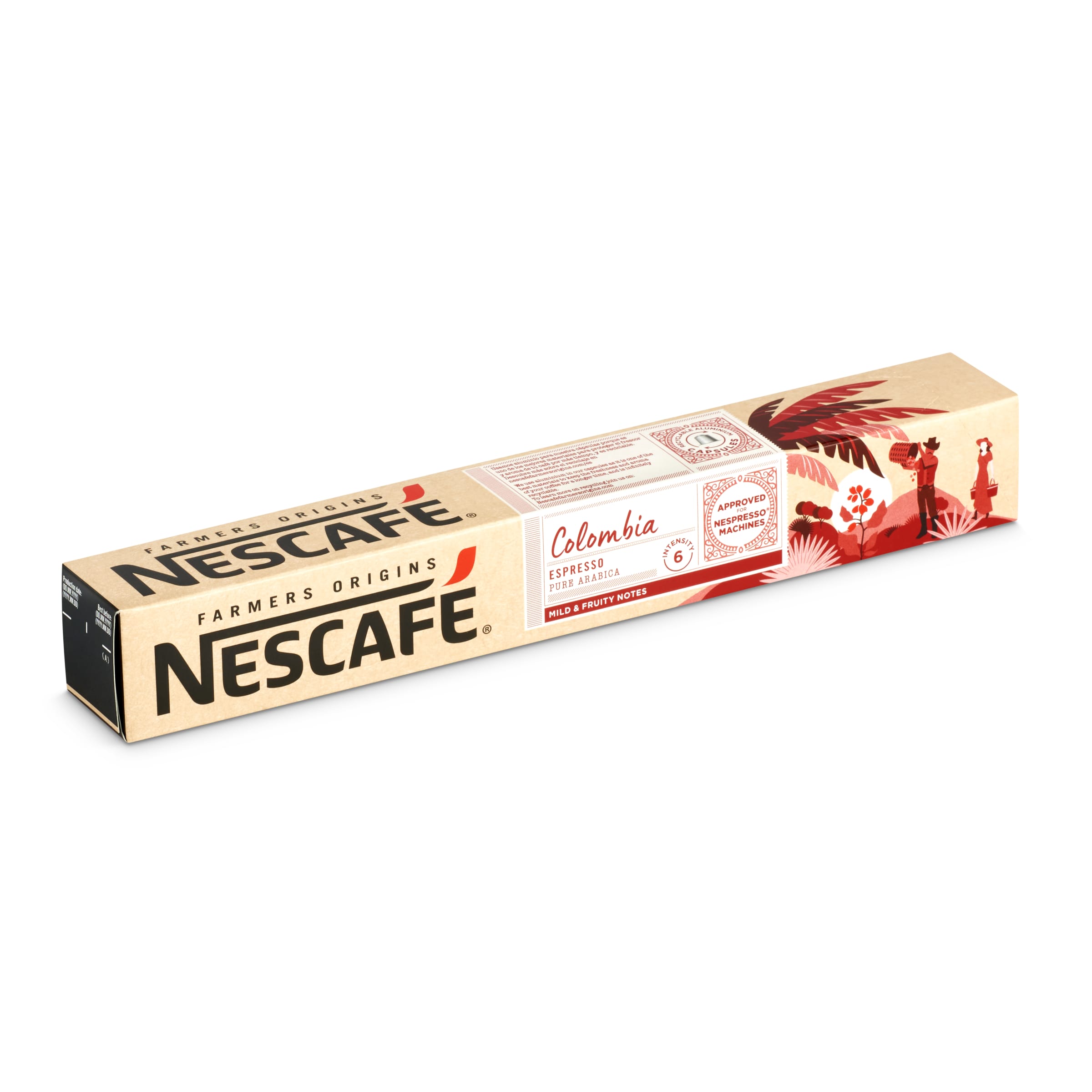 NESCAFE café farmers origins Colombia caja 10 cápsulas 53 gr