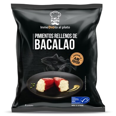 Pimientos rellenos de bacalao MSC Dia Al Punto 240 g-0 Pimientos rellenos de bacalao MSC Dia Al Punto 240 g-0
