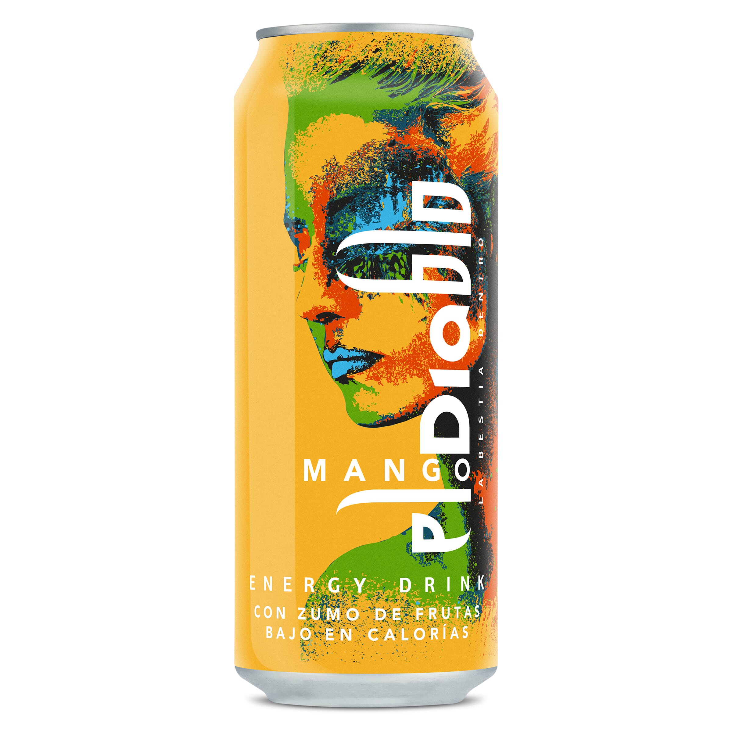 Bebida energética sabor mango El diablo de Dia lata 500 ml