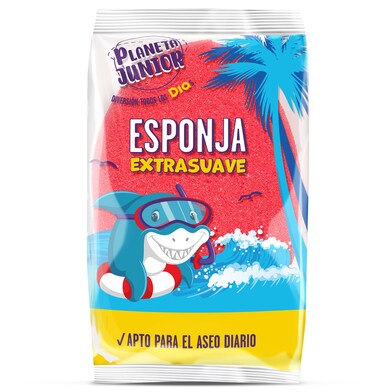 Esponja infantil extrasuave Planeta Junior de Dia bolsa 1 unidad-0 Esponja infantil extrasuave Planeta Junior de Dia bolsa 1 unidad-0
