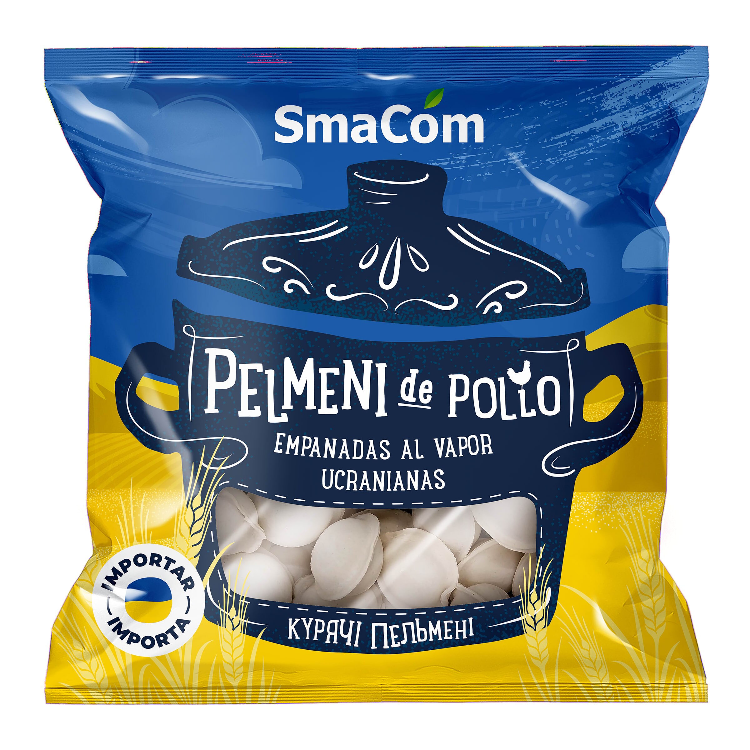 SMACOM pelmenis rellenos de pollo bolsa 450 gr
