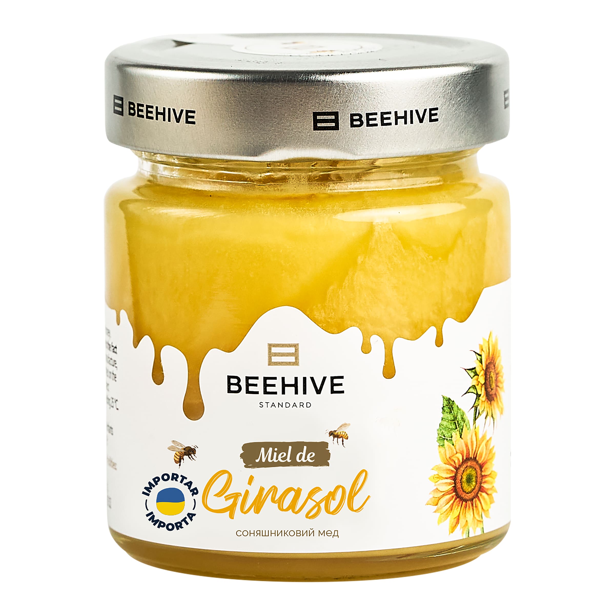 BEEHIVE miel natural de girasol frasco 250 gr