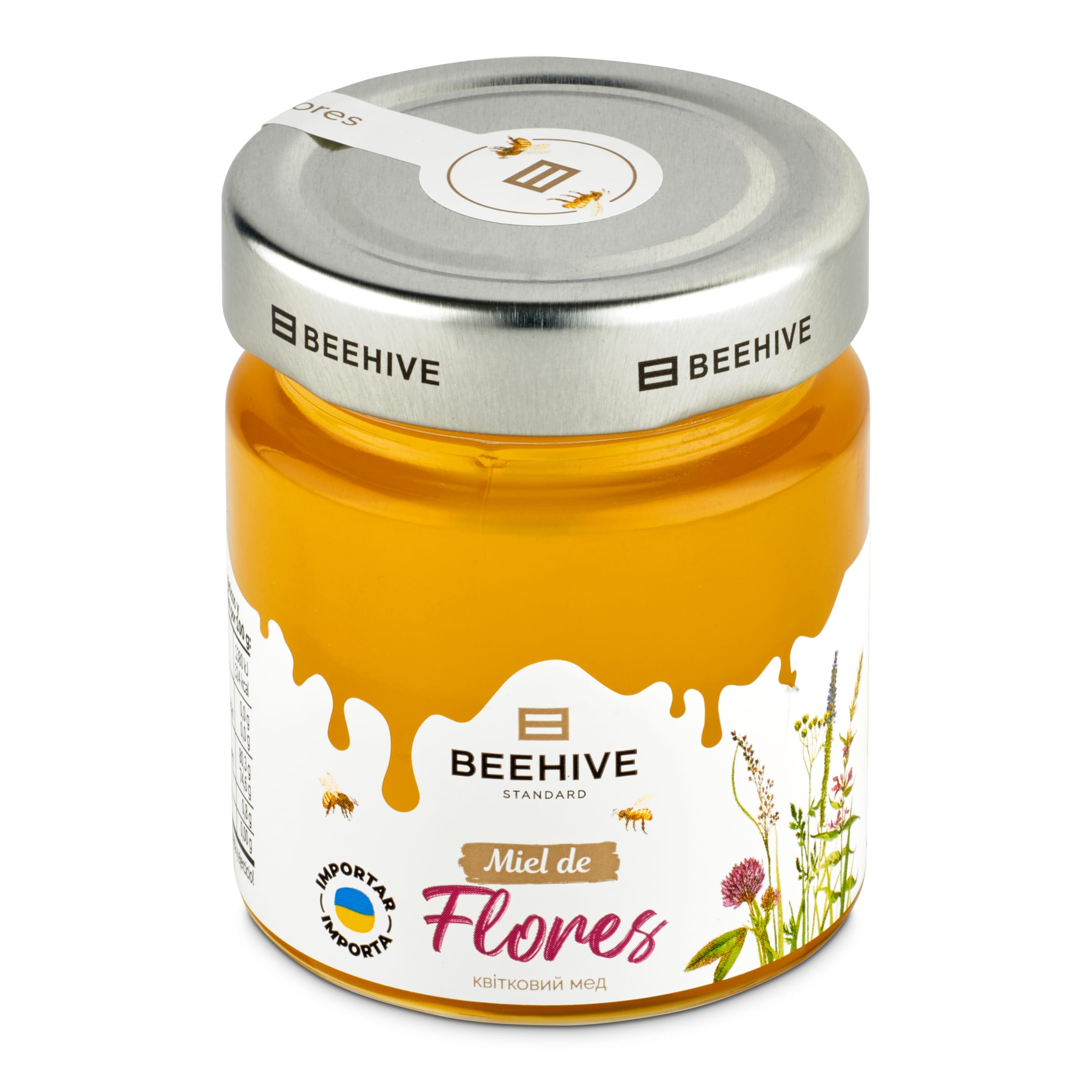 BEEHIVE miel natural de flores frasco 250 gr