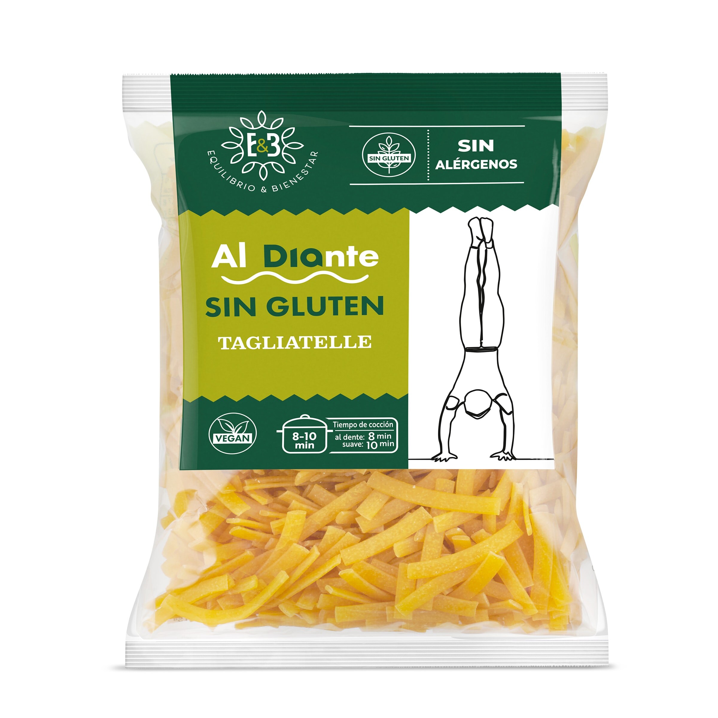 Pasta tagliatelle sin gluten equilibrio & bienestar Al diante bolsa 250 g