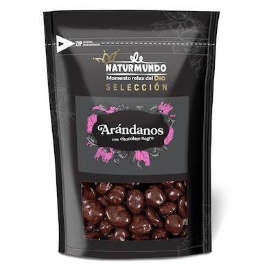 Arándanos recubiertos de chocolate negro Naturmundo de Dia bolsa 150 g-0