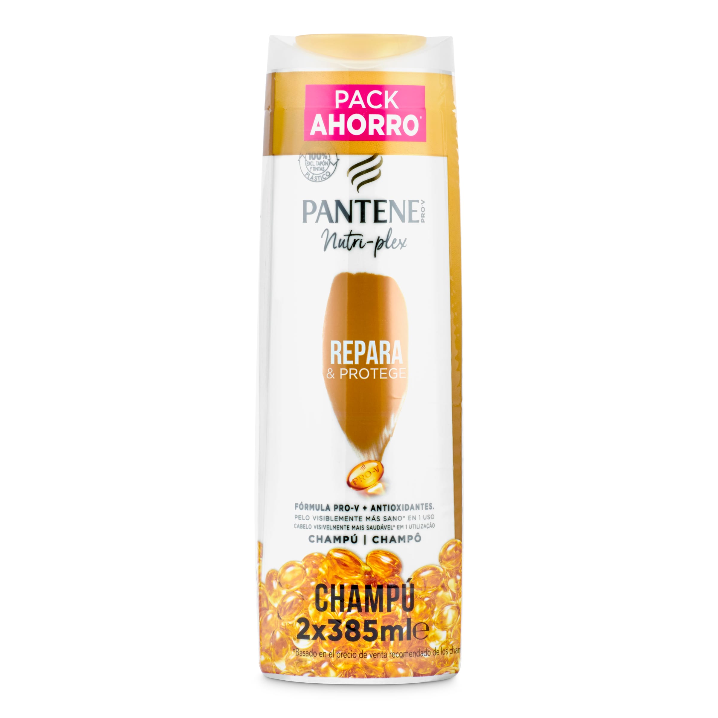 PANTENE Pro-v champú repara y protege pack 2 x 225 ml