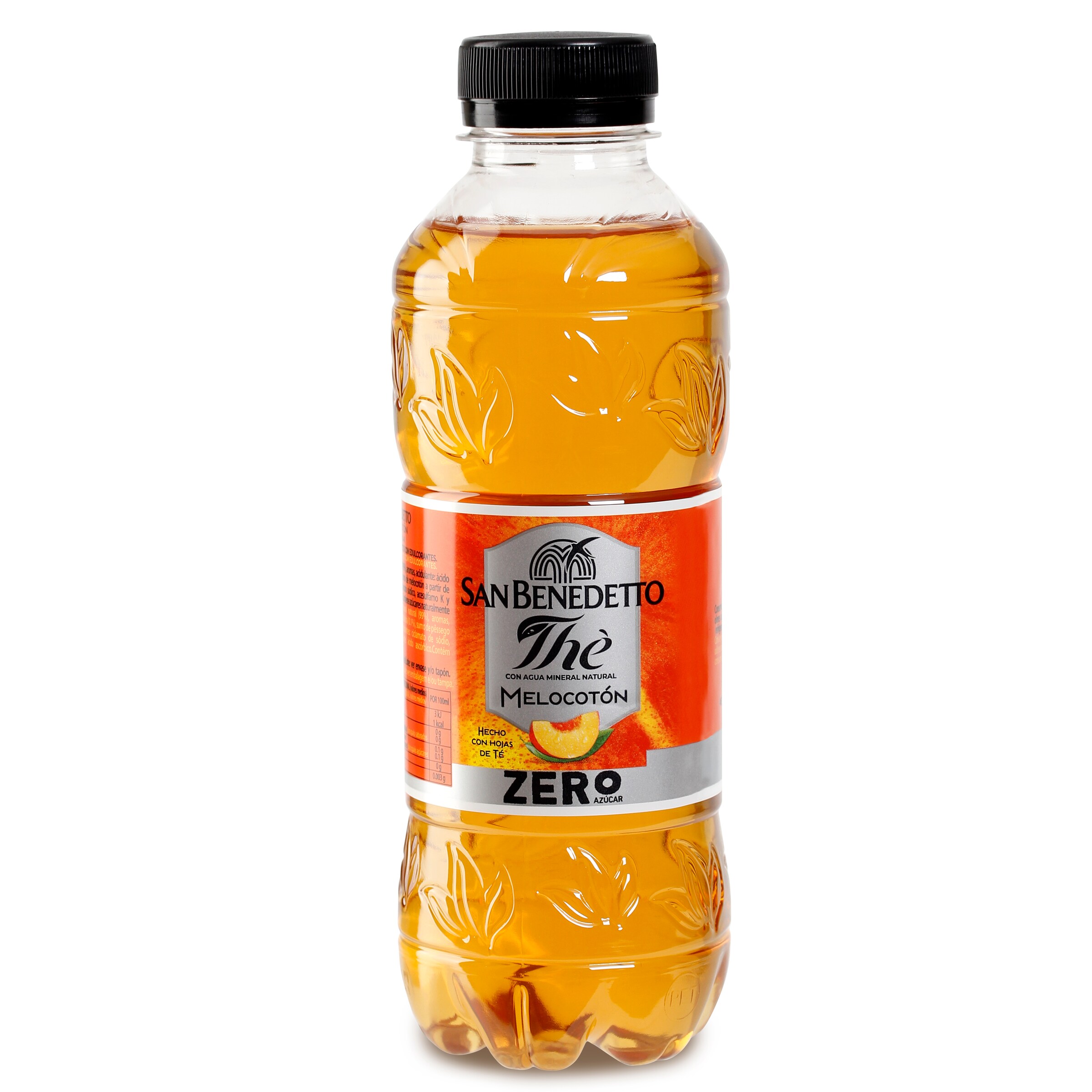 SAN BENEDETTO refresco de té de melocotón zero botella 50 cl