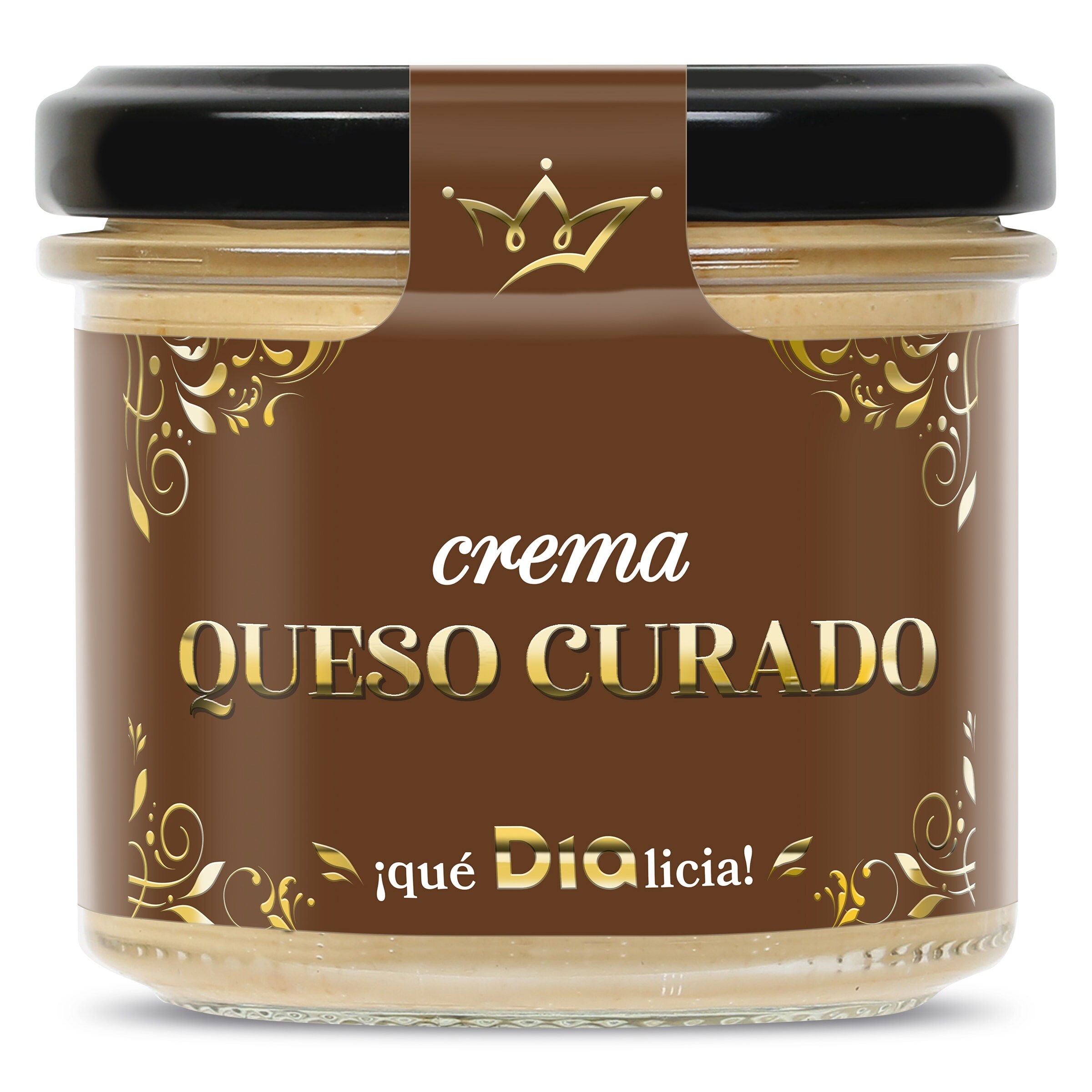 Crema de queso curado con aceite de oliva virgen extra Nuestra Alacena de Dia frasco 110 g