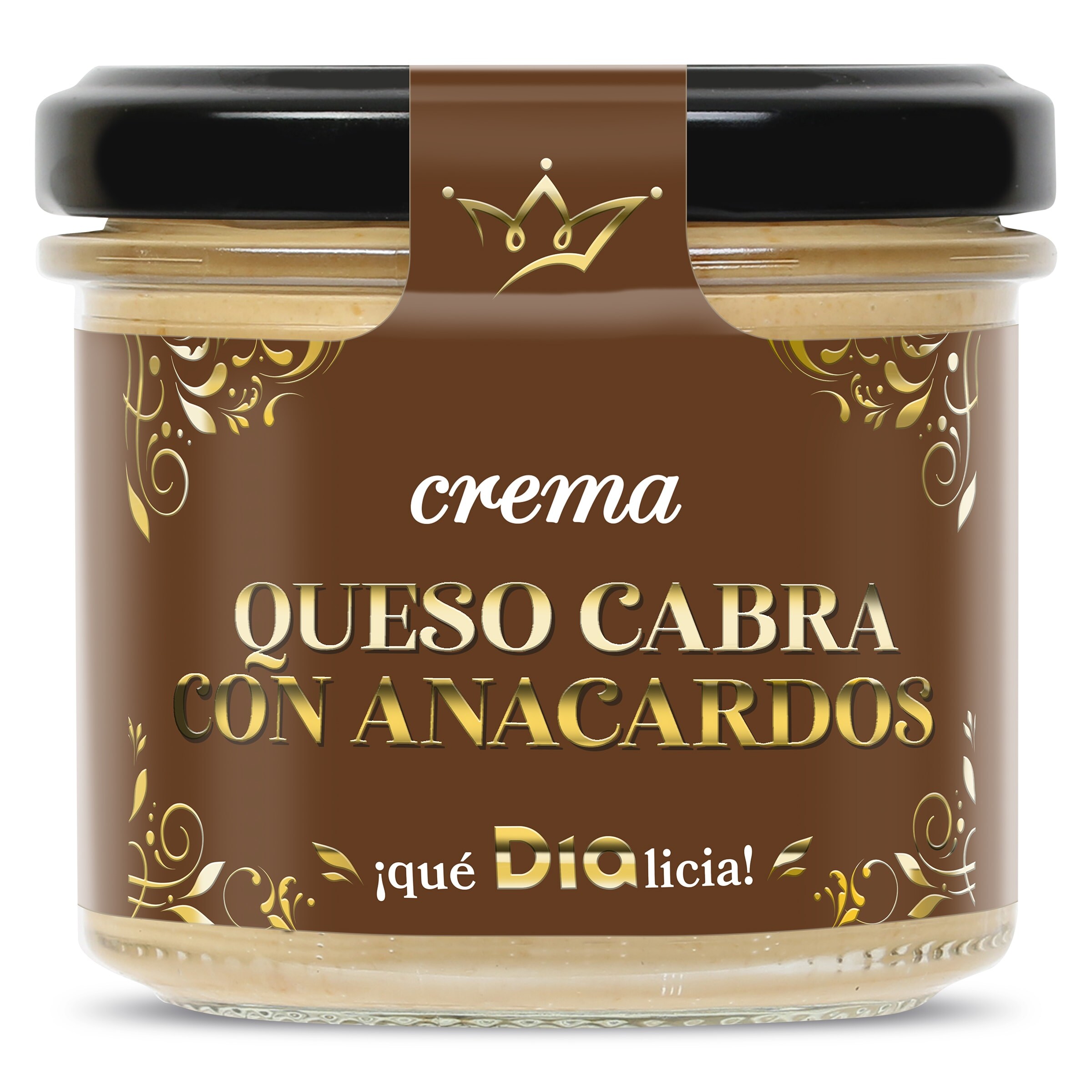 Crema de queso de cabra con anacardos Nuestra Alacena de Dia frasco 110 g